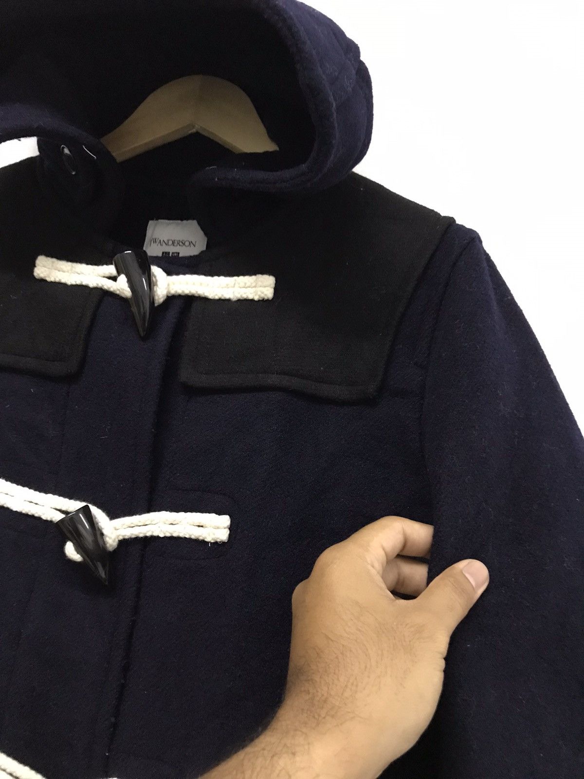 Japanese Brand Nice❗️J.W Anderson x Uniqlo Wool Duffle Coat Size US L / EU 52-54 / 3 - 3 Thumbnail