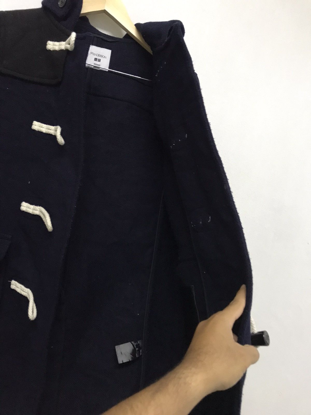 Japanese Brand Nice❗️J.W Anderson x Uniqlo Wool Duffle Coat Size US L / EU 52-54 / 3 - 12 Thumbnail