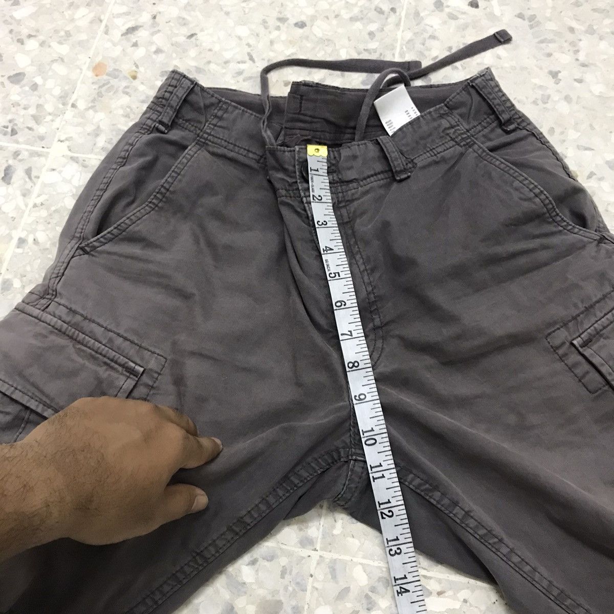 Japanese Brand Vintage Uniqlo Faded Colour Straight Cut Cargo Pants Size US 33 - 18 Thumbnail