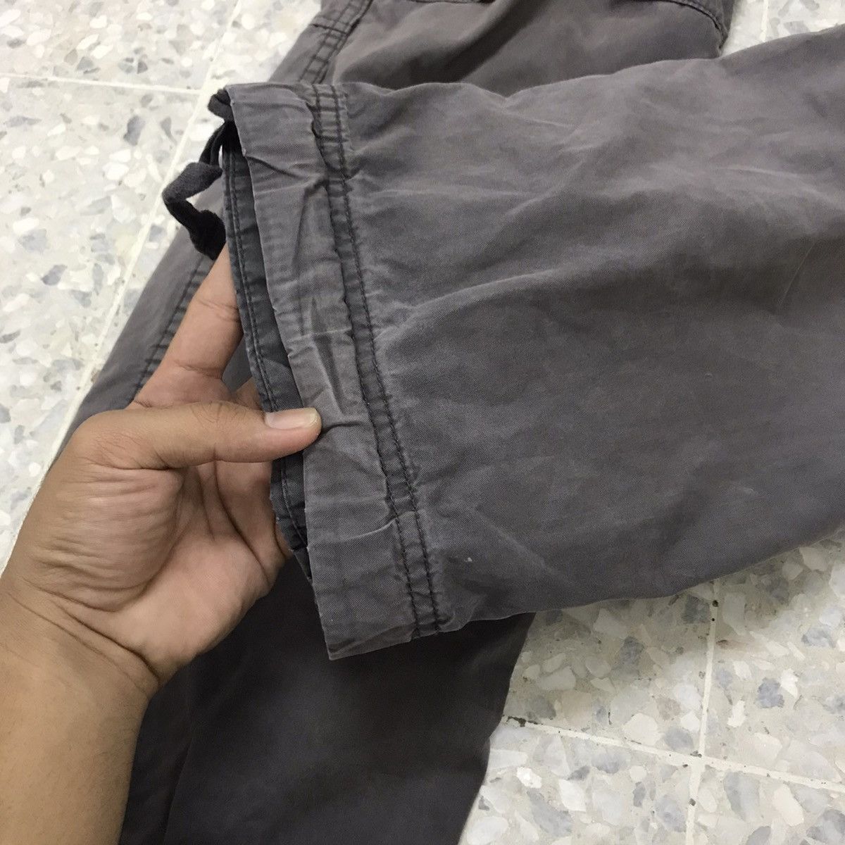 Japanese Brand Vintage Uniqlo Faded Colour Straight Cut Cargo Pants Size US 33 - 8 Thumbnail