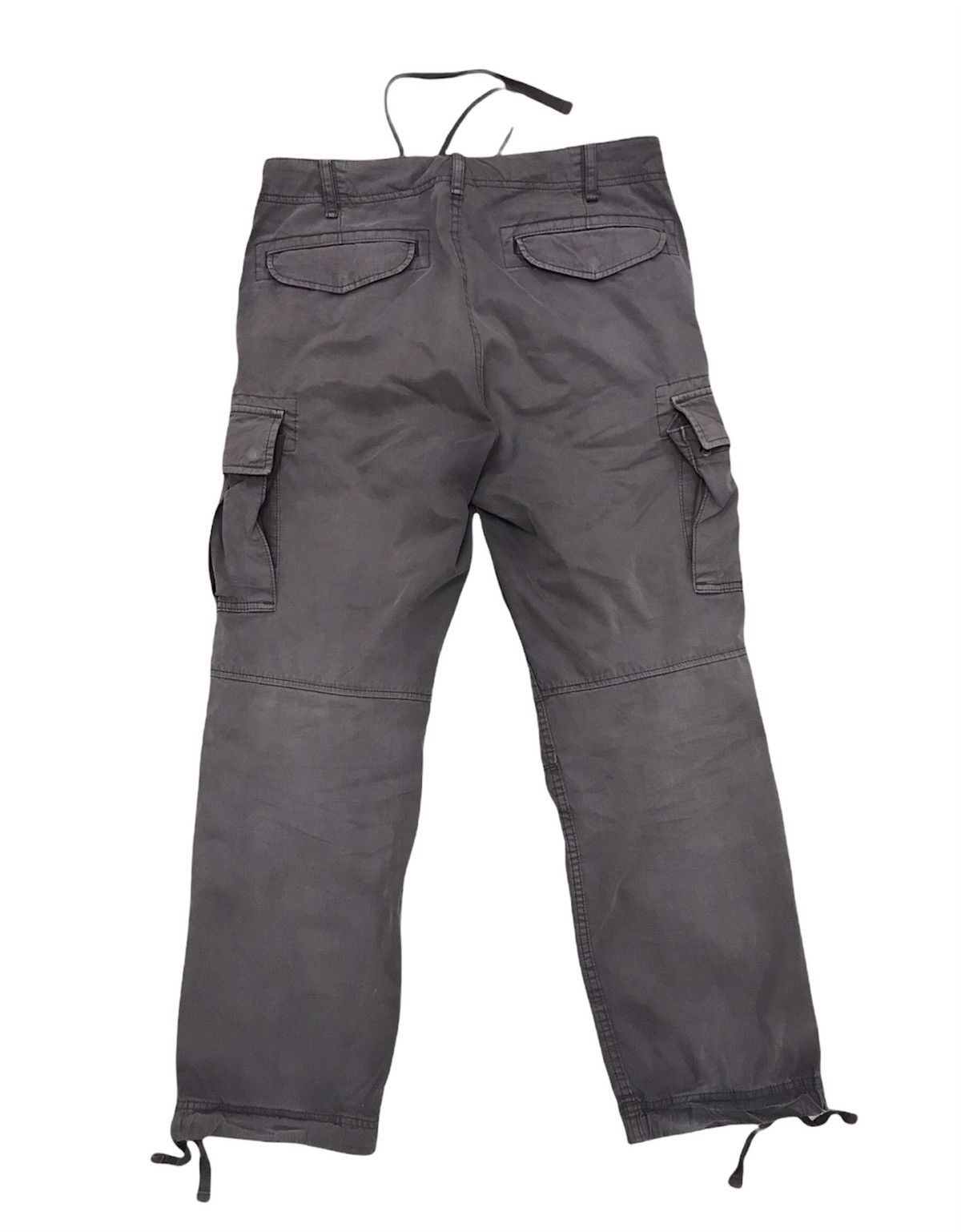 Japanese Brand Vintage Uniqlo Faded Colour Straight Cut Cargo Pants Size US 33 - 2 Thumbnail