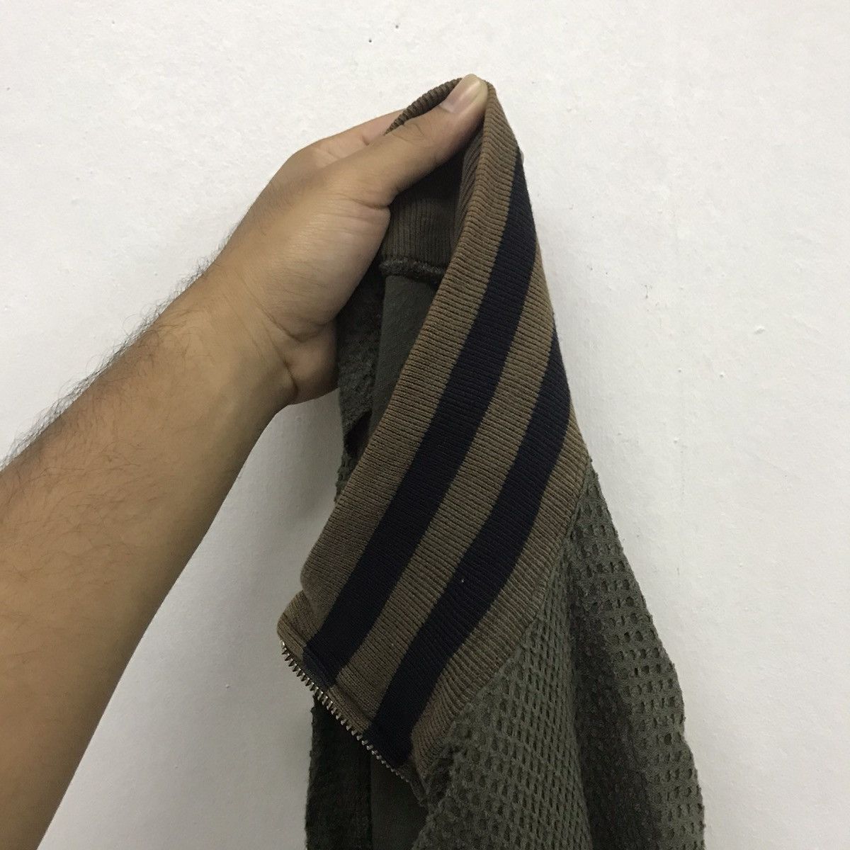 Beams Japan Vintage Beams Army Green Bomber Sweater Size US M / EU 48-50 / 2 - 22 Thumbnail