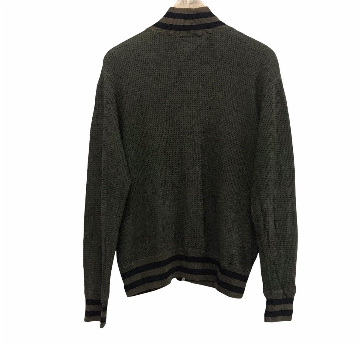 Beams Japan Vintage Beams Army Green Bomber Sweater Size US M / EU 48-50 / 2 - 3 Thumbnail
