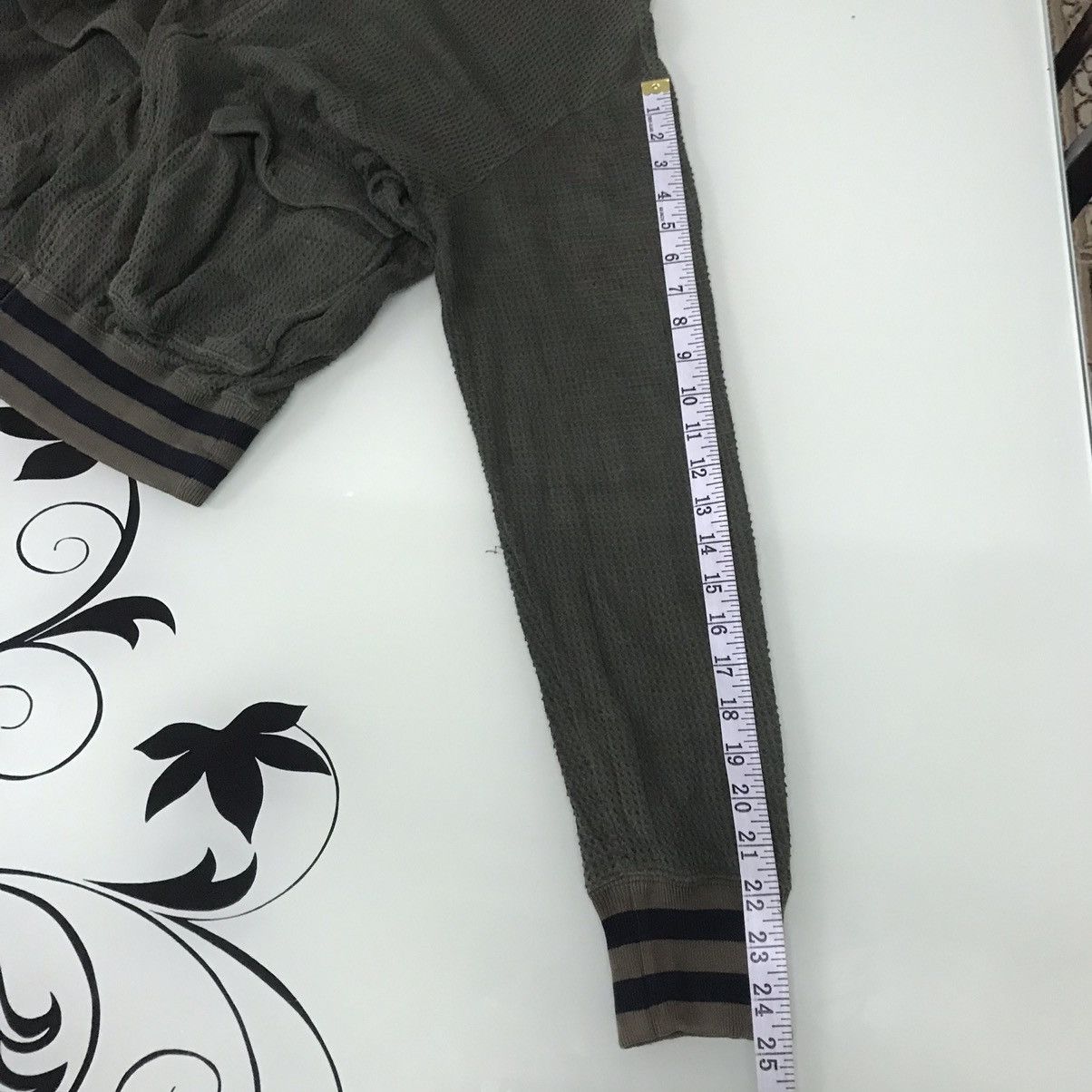 Beams Japan Vintage Beams Army Green Bomber Sweater Size US M / EU 48-50 / 2 - 19 Thumbnail
