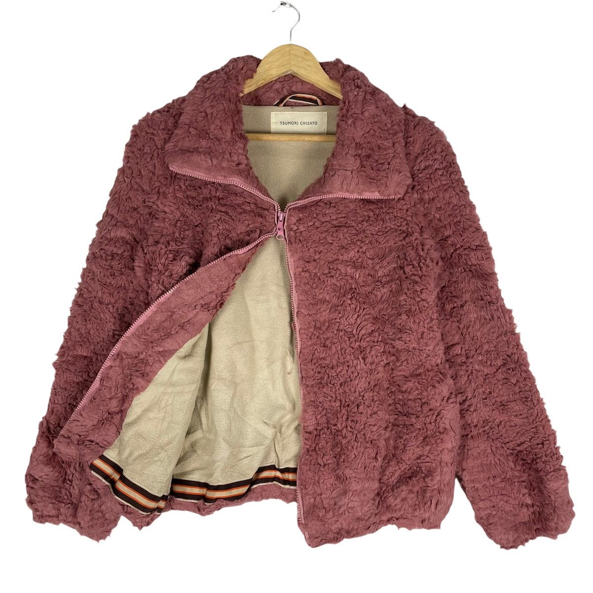 Issey Miyake ⚡️TSUMORI CHISATO Faux Fur Deep Pile Fleece Jacket Size M / US 6-8 / IT 42-44 - 3 Thumbnail