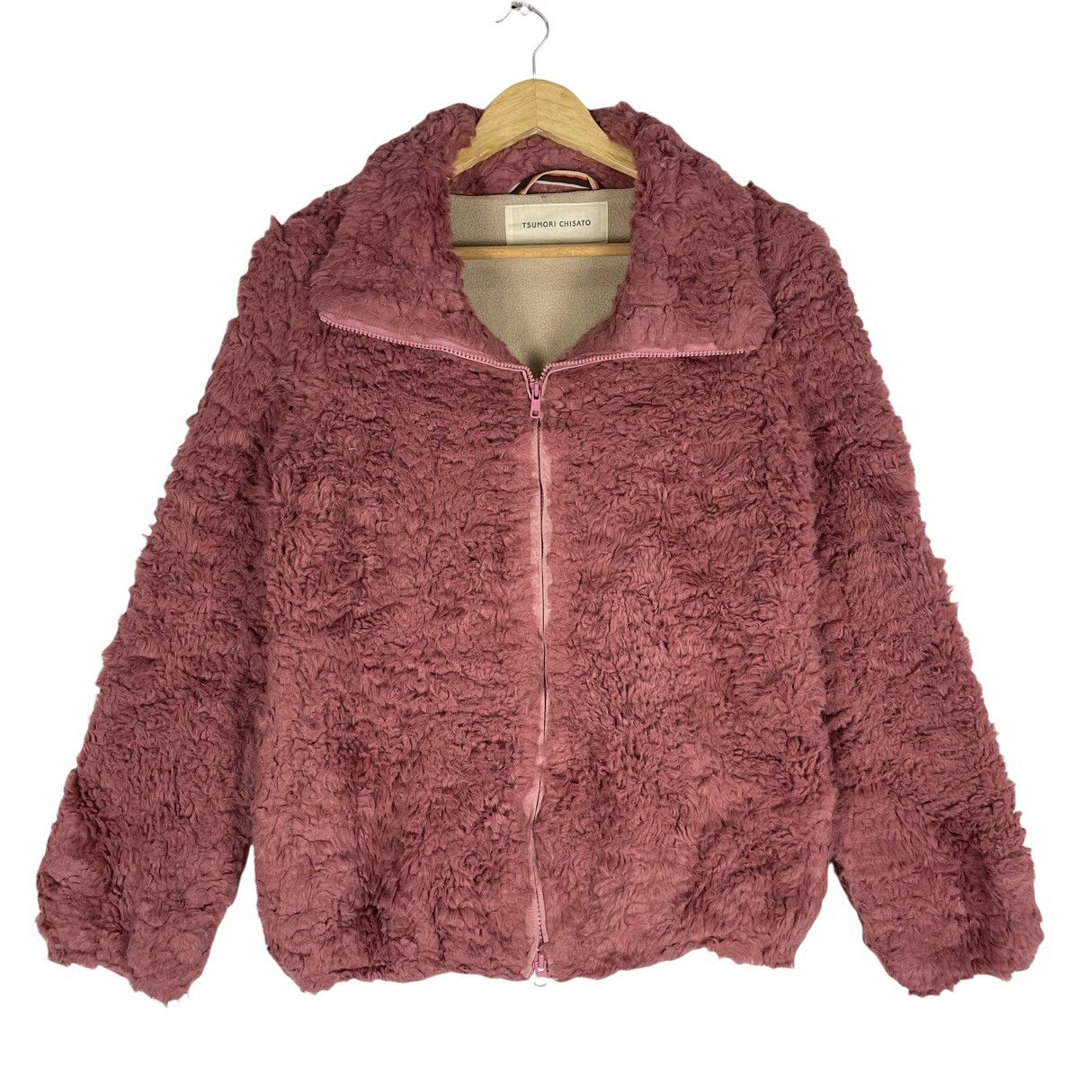Issey Miyake ⚡️TSUMORI CHISATO Faux Fur Deep Pile Fleece Jacket Size M / US 6-8 / IT 42-44 - 2 Thumbnail