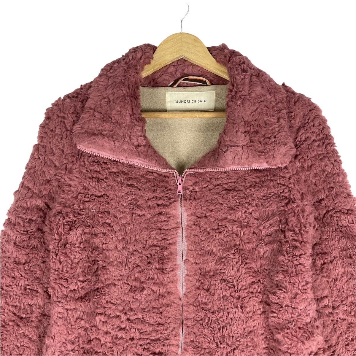 ⚡️TSUMORI CHISATO Faux Fur Deep Pile Fleece Jacket