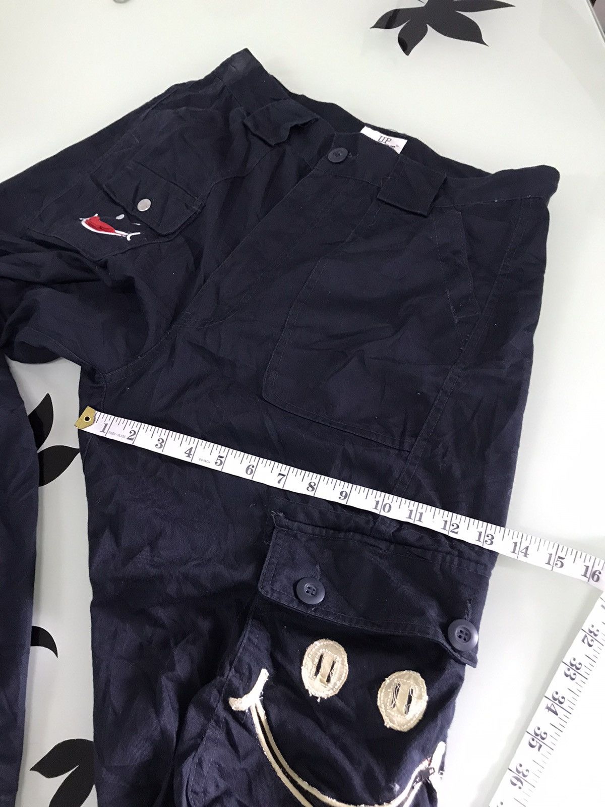 Japanese Brand Nice❗️Up Start Smiley Face Cargo Monkey Pants Like Kapital Size US 33 - 19 Thumbnail