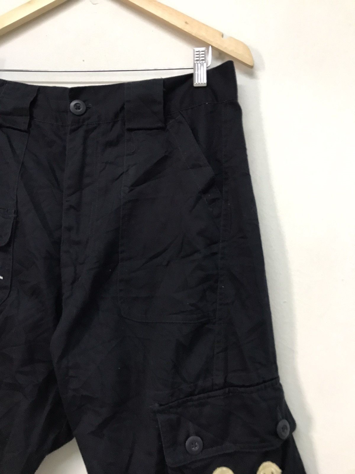 Japanese Brand Nice❗️Up Start Smiley Face Cargo Monkey Pants Like Kapital Size US 33 - 8 Thumbnail