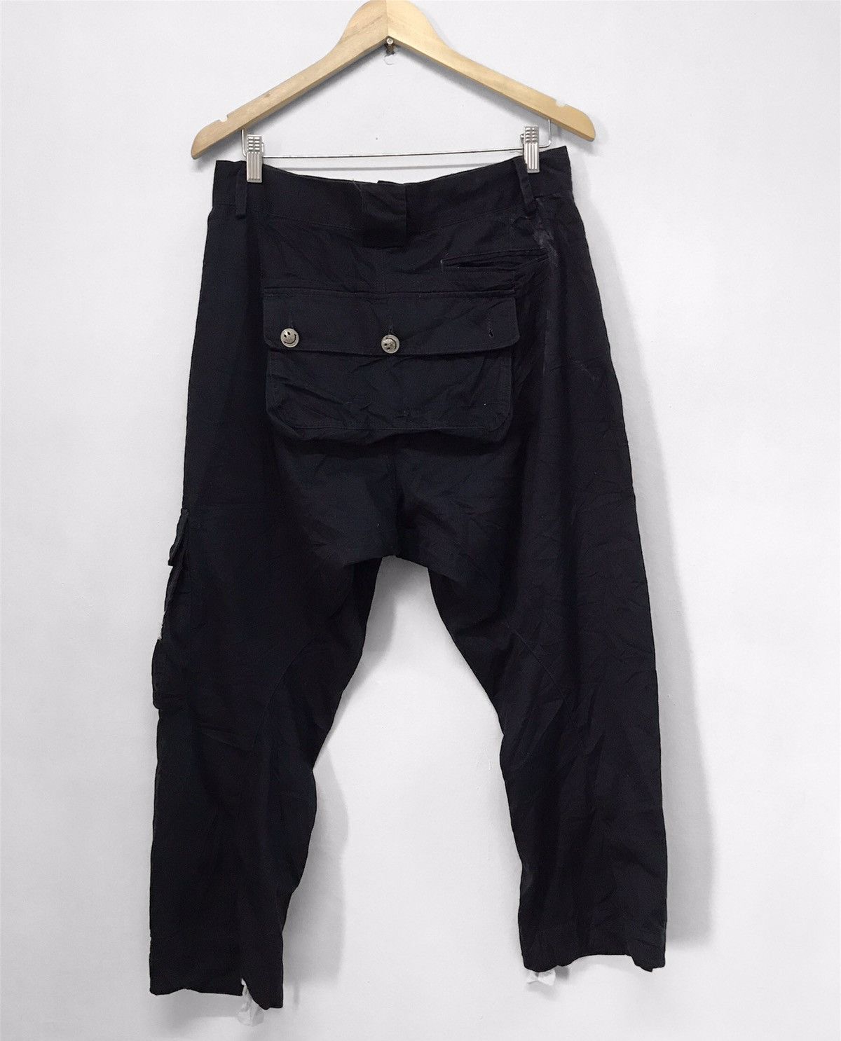 Japanese Brand Nice❗️Up Start Smiley Face Cargo Monkey Pants Like Kapital Size US 33 - 2 Thumbnail