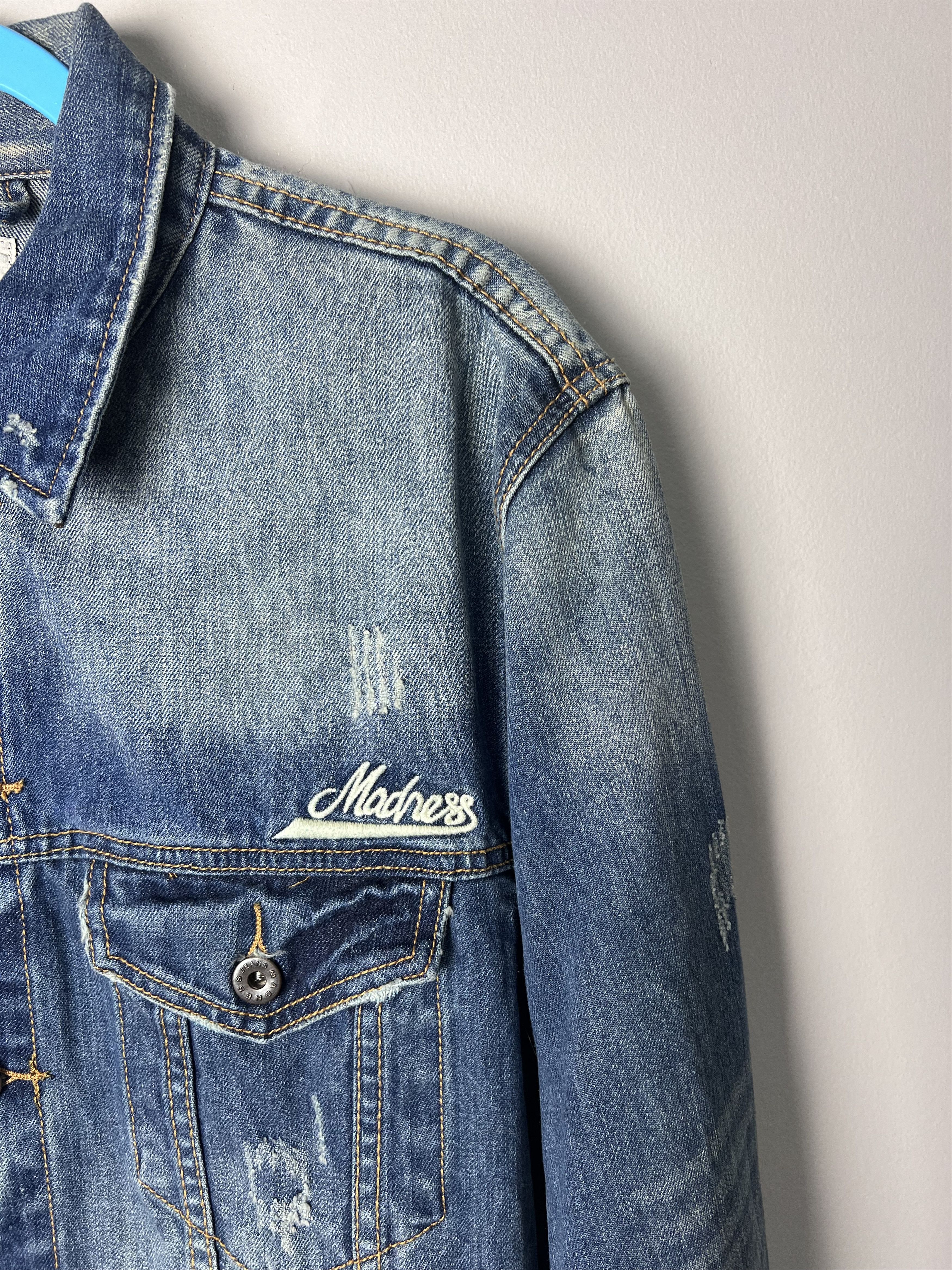 Japanese Brand Madness Denim Trucker Jacket Size US XL / EU 56 / 4 - 5 Thumbnail