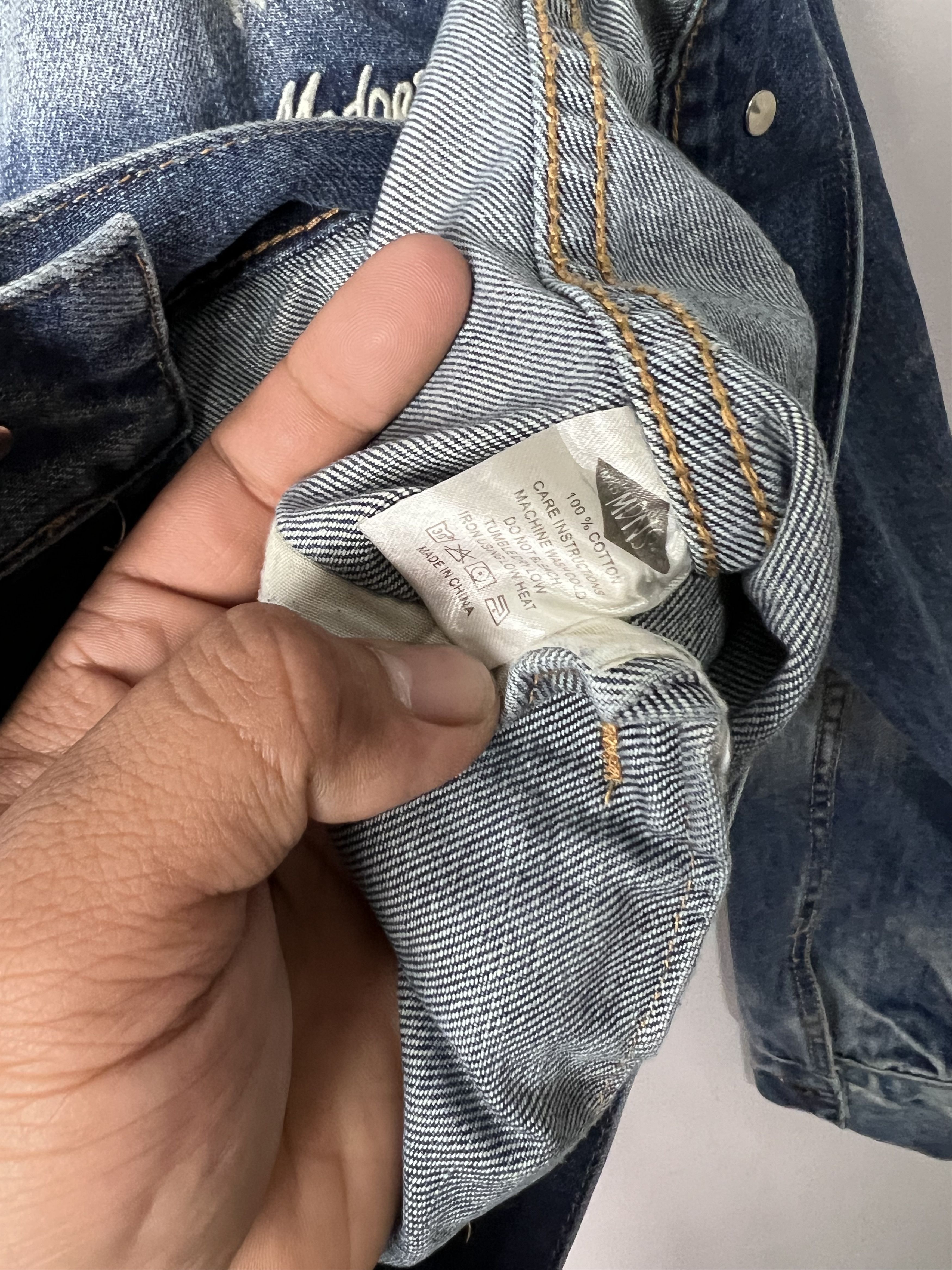 Japanese Brand Madness Denim Trucker Jacket Size US XL / EU 56 / 4 - 10 Thumbnail
