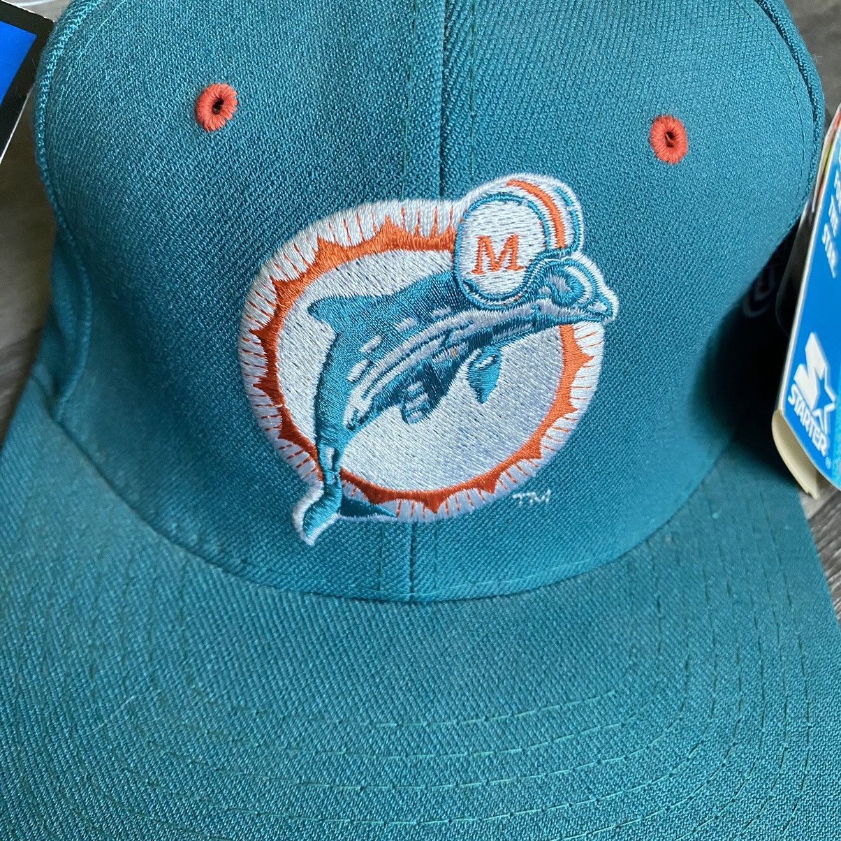NFL New Vintage 1990s NFL Miami Dolphins Starter Flex Hat Size 2 Size ONE SIZE - 2 Thumbnail
