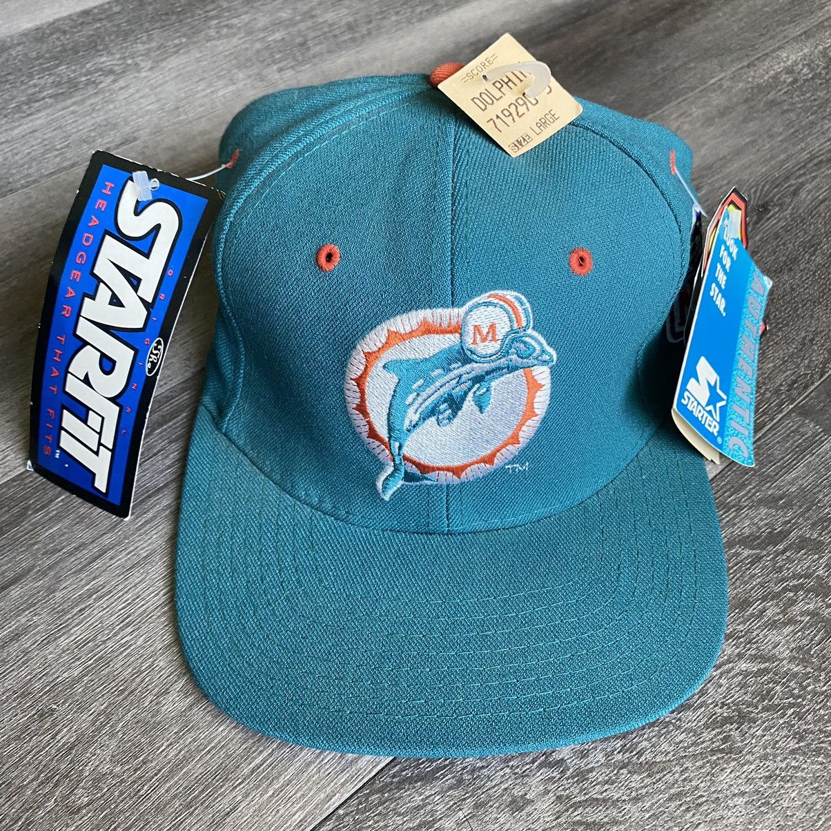NFL New Vintage 1990s NFL Miami Dolphins Starter Flex Hat Size 2 Size ONE SIZE - 1 Thumbnail