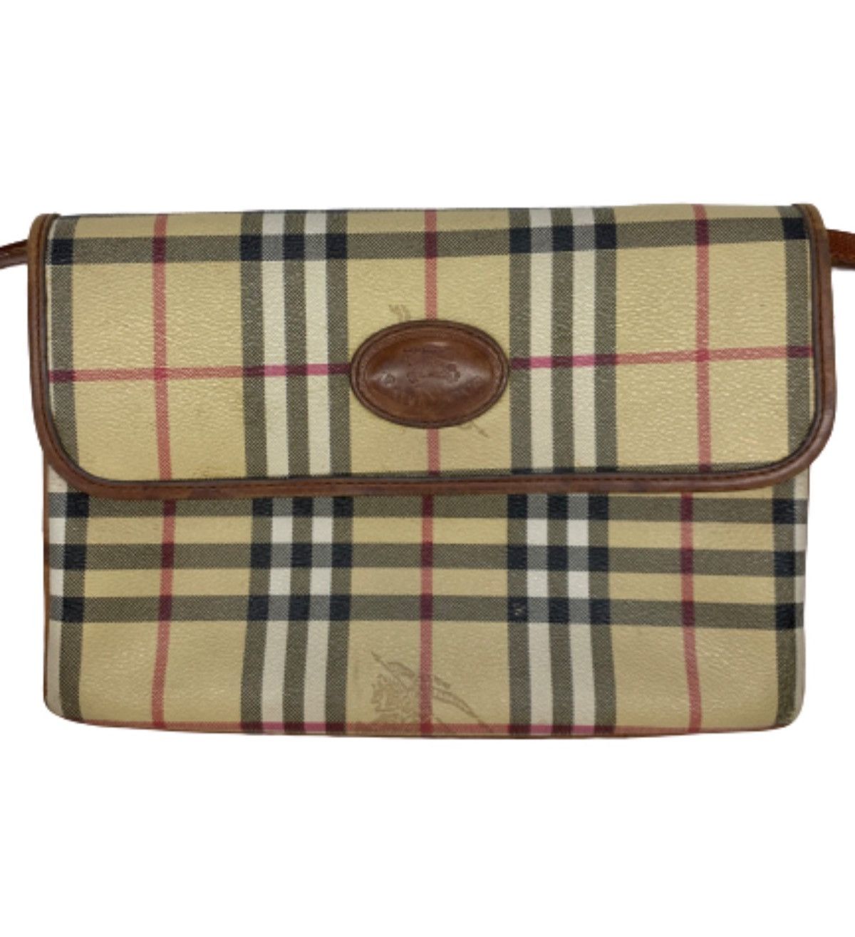 Burberry × Vintage 🔥Authentic Burberry's Monogram Crossbody Sling Bag Size ONE SIZE - 3 Thumbnail