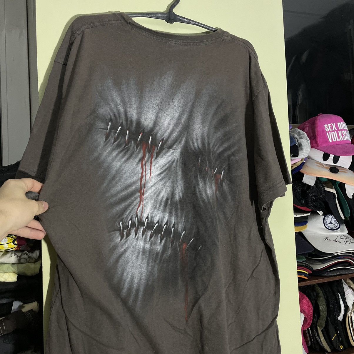Vintage Vintage Y2K Sun Faded Skull Graphic Tee Horror Punk Boxy XXL Size US XXL / EU 58 / 5 - 6 Thumbnail