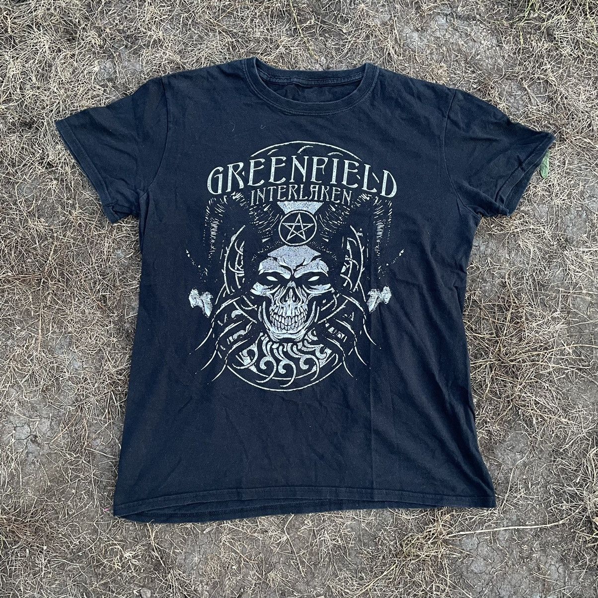 Vintage Vintage Y2K Graphic Tee Skull Grunge Streetwear Dark Boxy M Size US M / EU 48-50 / 2 - 1 Thumbnail