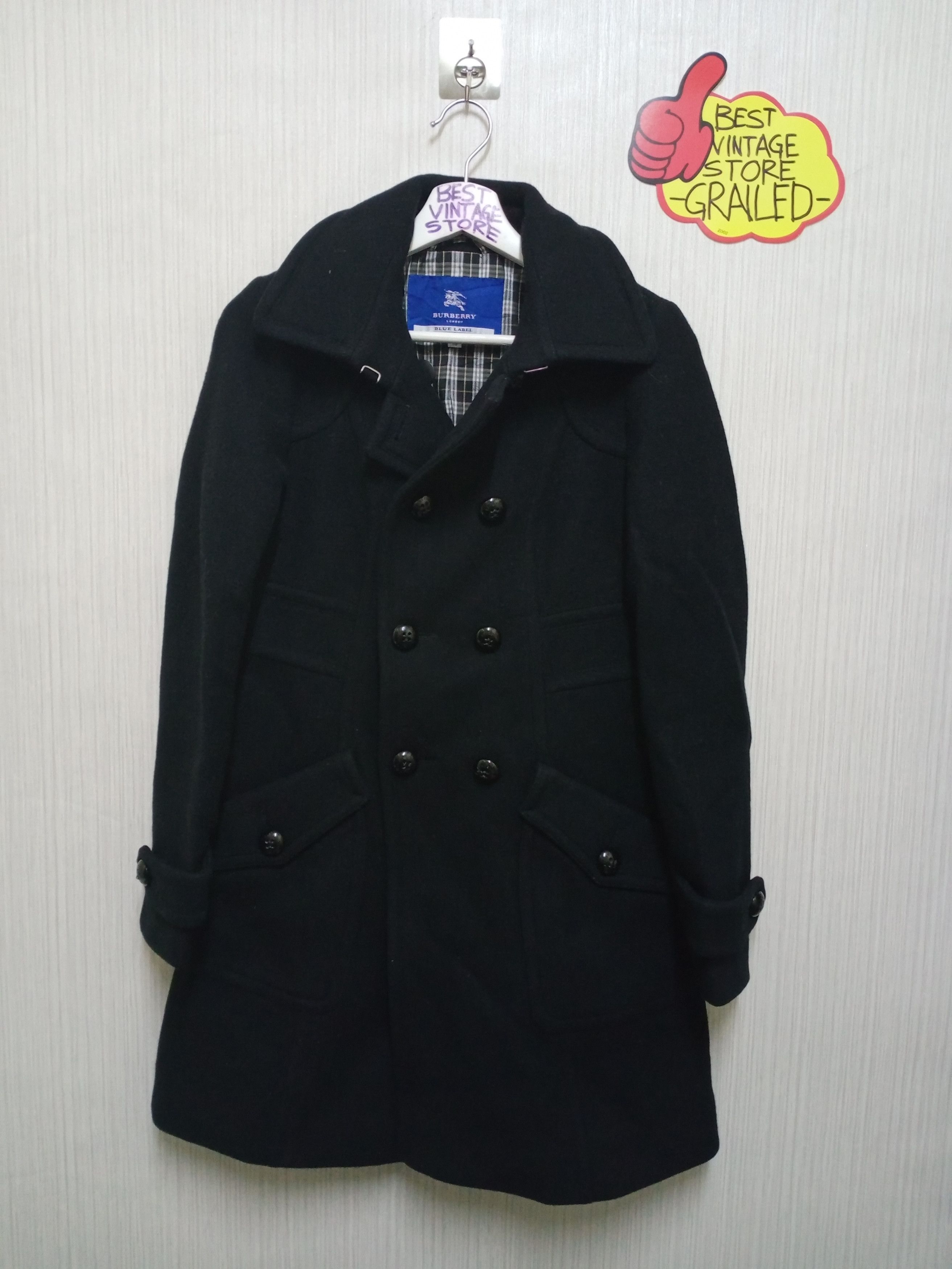 Burberry Burberry London Nova Check Trench Coat Jacket Wool Size US S / EU 44-46 / 1 - 1 Thumbnail