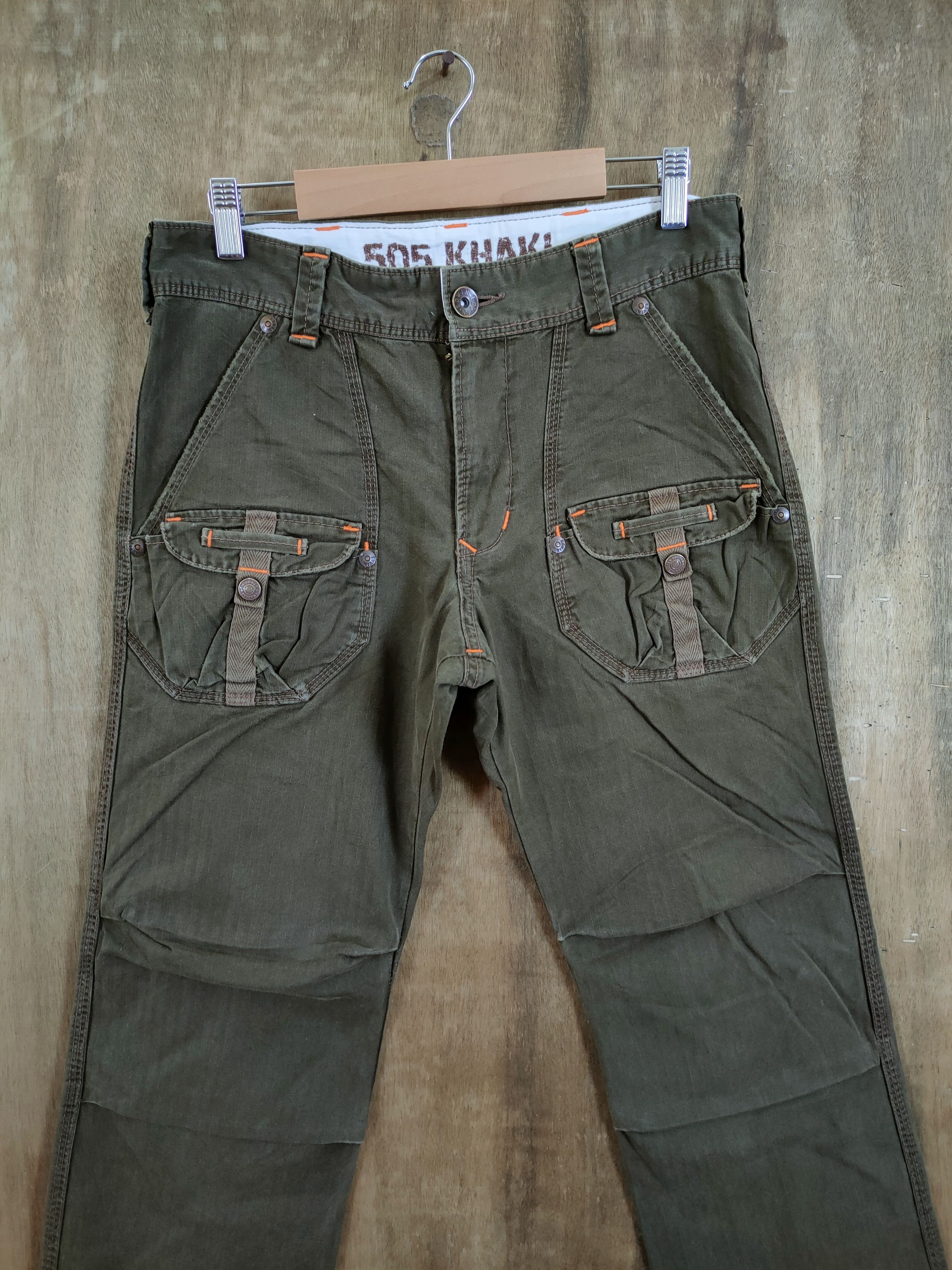 Edwin Edwin Khakis 505 multipocket utility cargo pants 46-725 Size US 29 - 3 Thumbnail