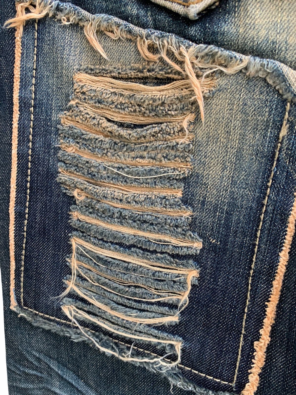 Japanese Brand Japanese Brand Mu Sheng Huo Distressed Jeans Size US 30 / EU 46 - 9 Thumbnail