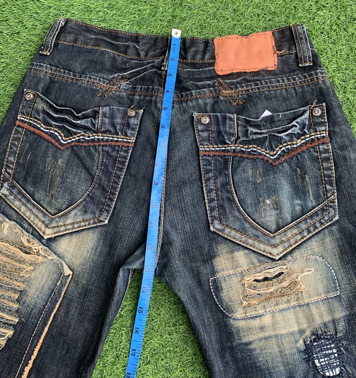 Japanese Brand Japanese Brand Mu Sheng Huo Distressed Jeans Size US 30 / EU 46 - 18 Thumbnail
