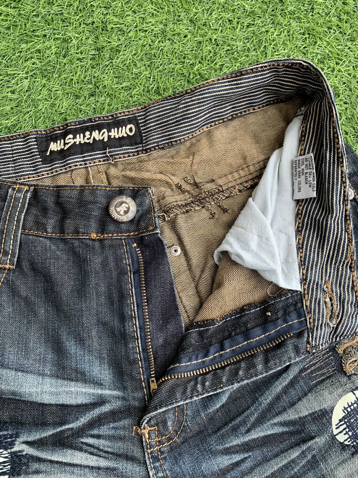 Japanese Brand Japanese Brand Mu Sheng Huo Distressed Jeans Size US 30 / EU 46 - 15 Thumbnail