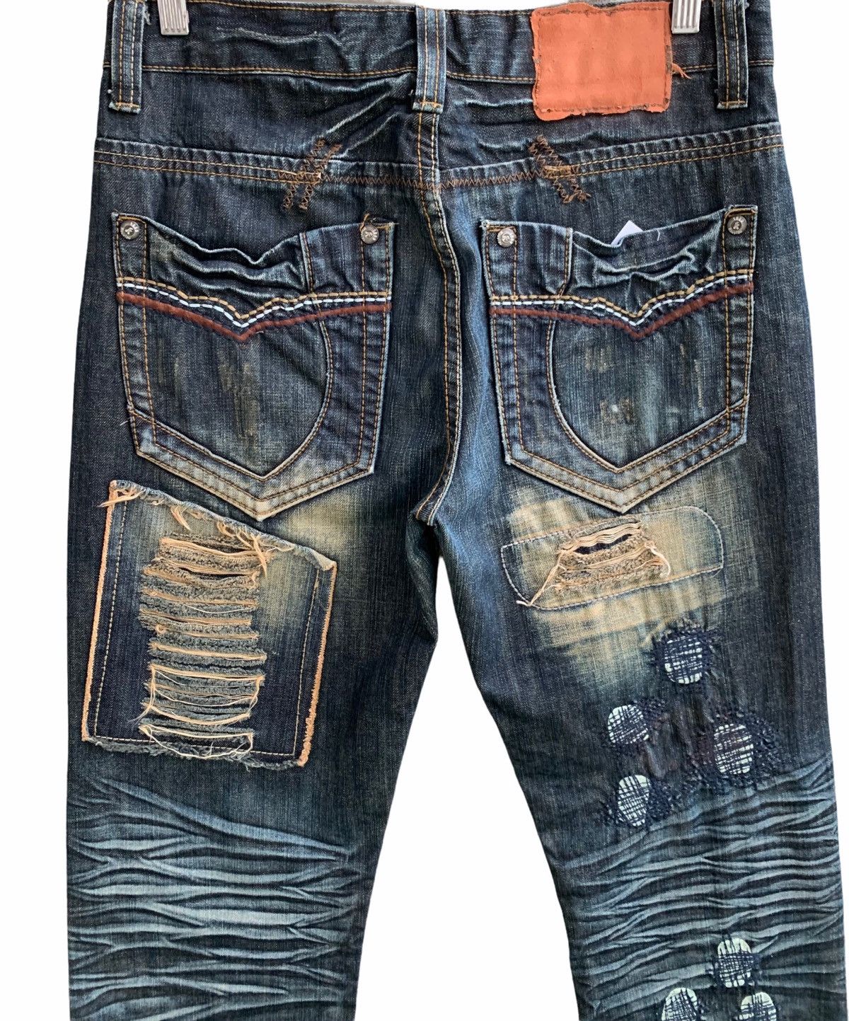 Japanese Brand Japanese Brand Mu Sheng Huo Distressed Jeans Size US 30 / EU 46 - 4 Thumbnail