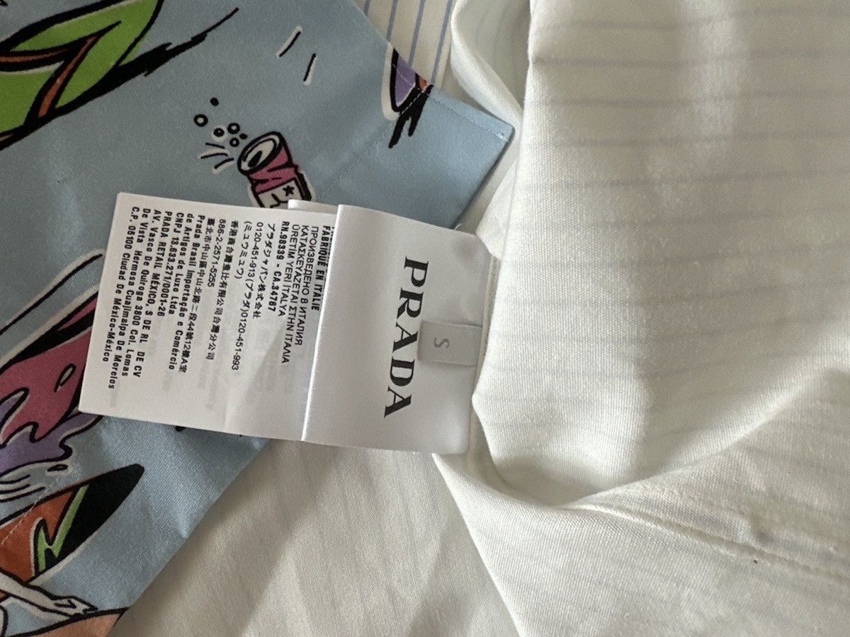 Prada Double Match Poplin Shirt Size US S / EU 44-46 / 1 - 4 Thumbnail
