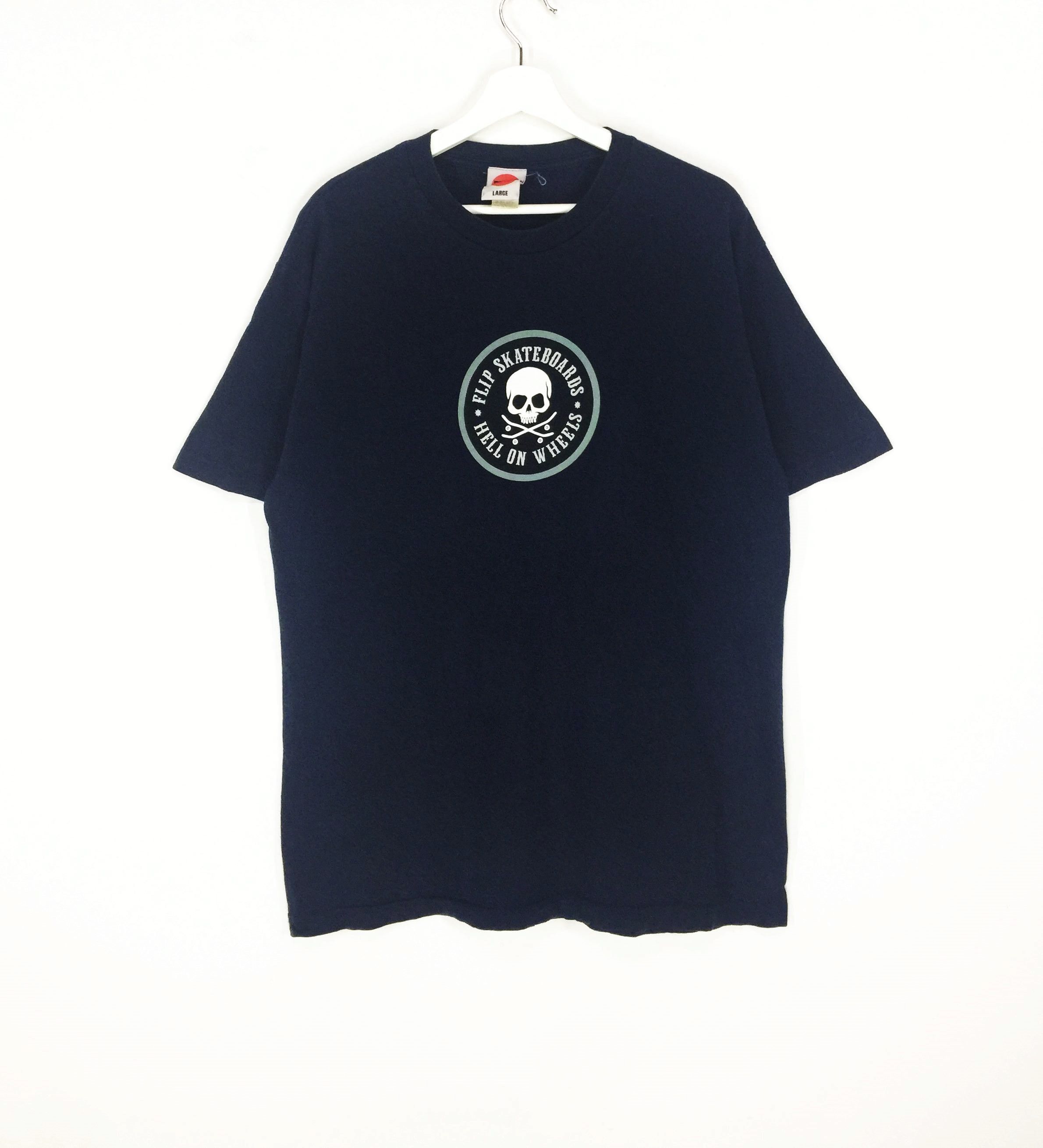Santa Cruz Skateboards × Tony Hawk × Vintage Flip skateboards hell on wheels vtg 90s shirt Size US M / EU 48-50 / 2 - 1 Thumbnail