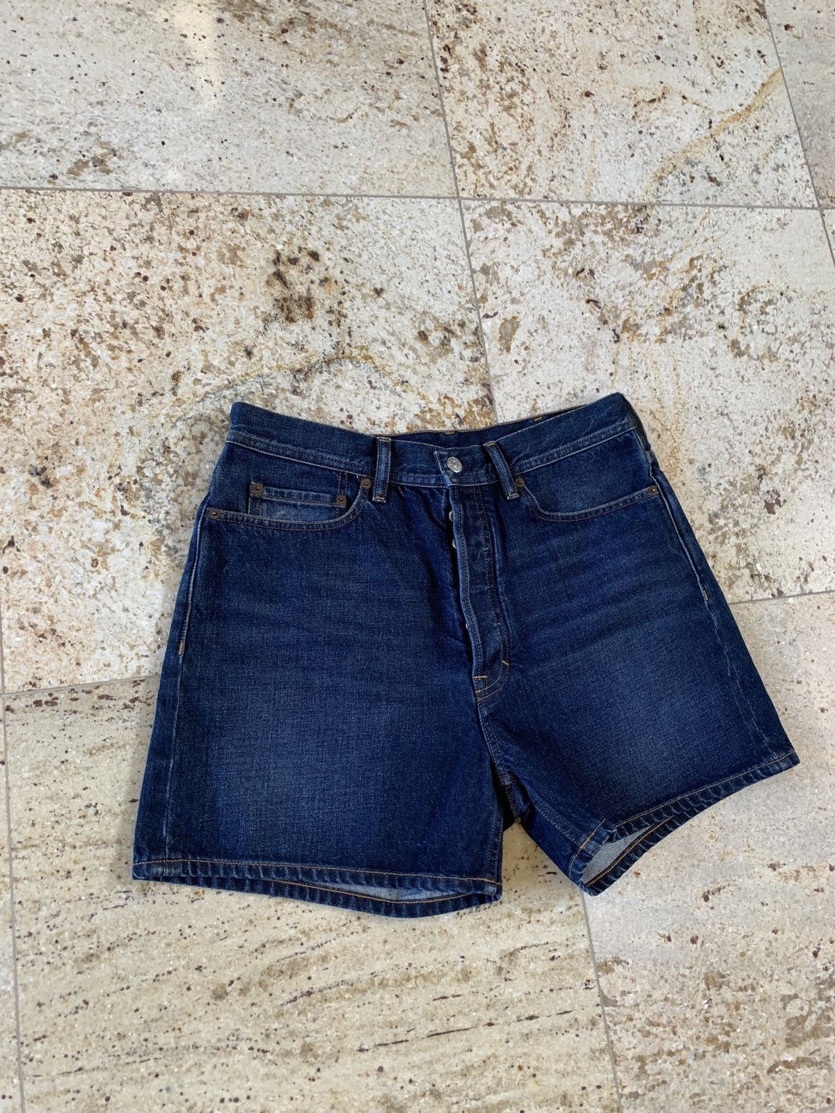 Acne Studios Canoe Shorts in Dark Blue Size US 32 / EU 48 - 3 Thumbnail