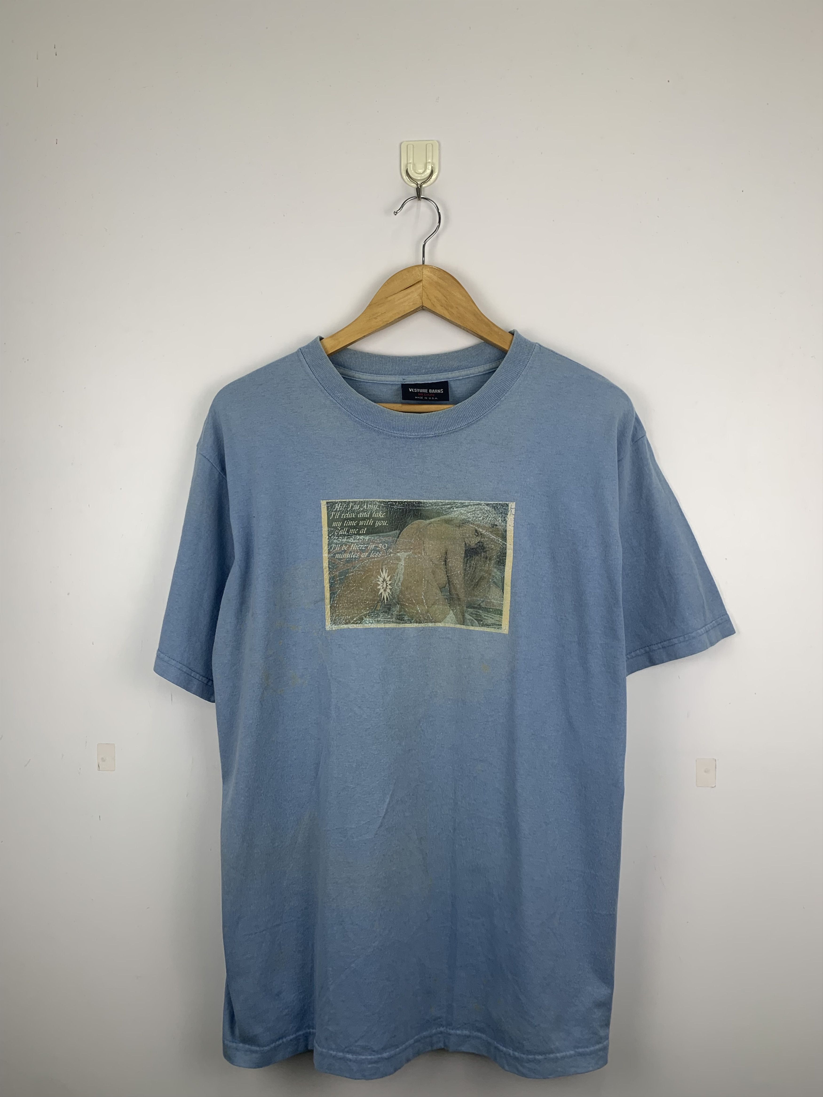 Vintage Vintage 90s Vesture Barns Sexy Ladies T Shirt Size ONE SIZE - 1 Thumbnail