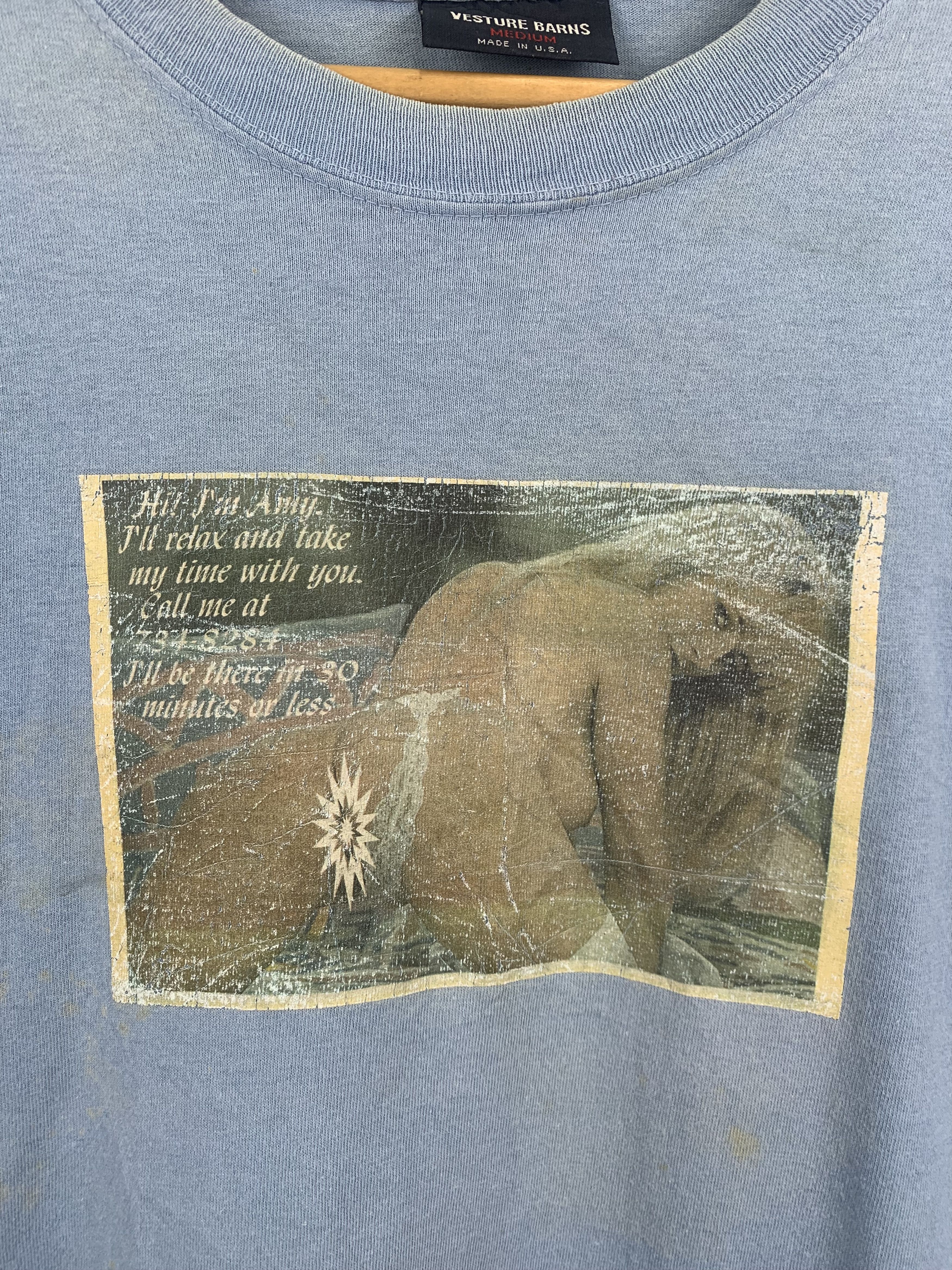 Vintage Vintage 90s Vesture Barns Sexy Ladies T Shirt Size ONE SIZE - 4 Thumbnail
