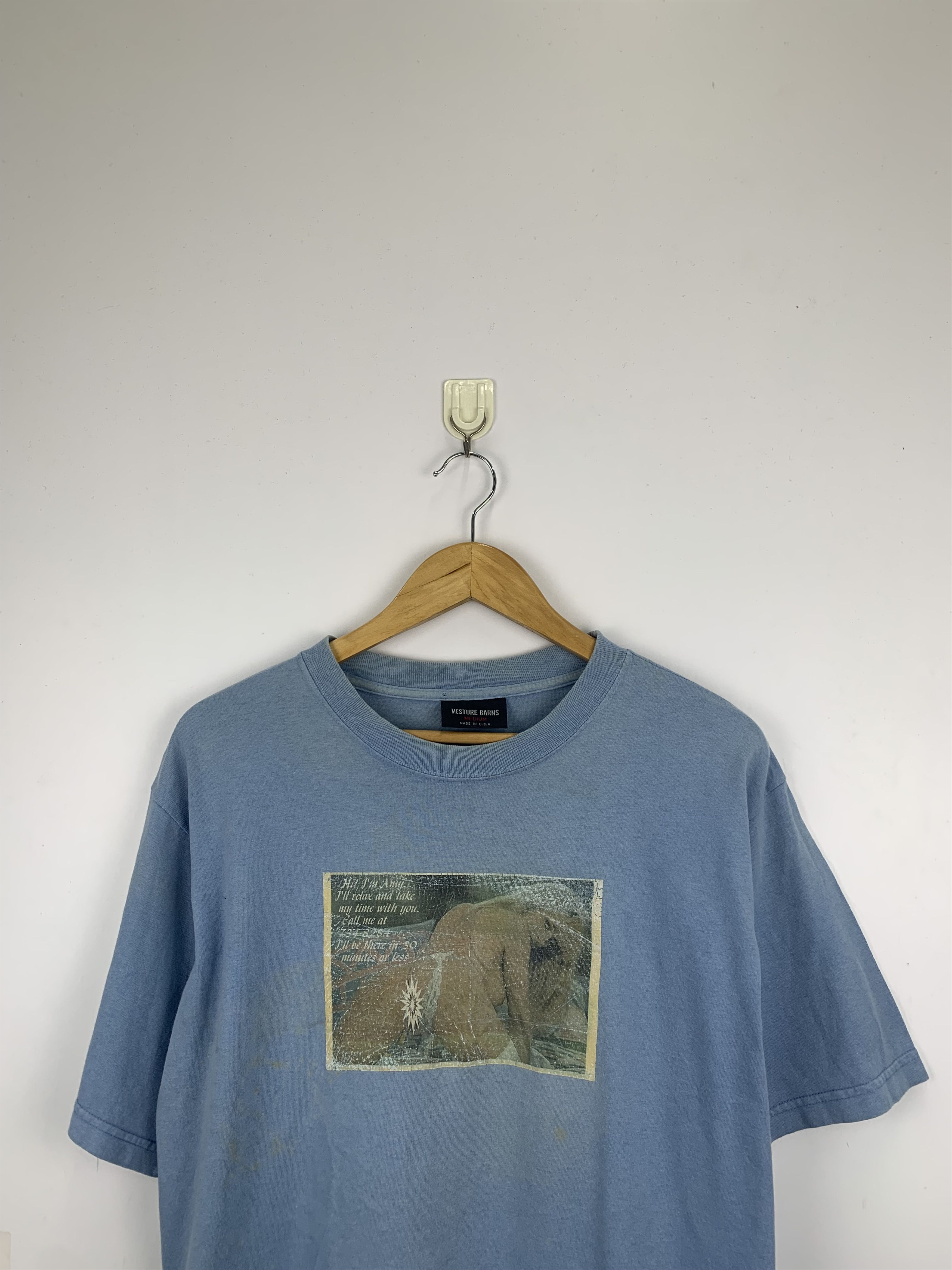 Vintage Vintage 90s Vesture Barns Sexy Ladies T Shirt Size ONE SIZE - 2 Thumbnail