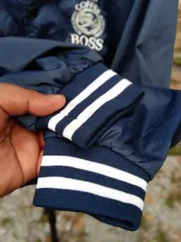 Vintage SUNTORY BOSS COFFEE LIGHTLAYERS VARSITY JACKET Size US L / EU 52-54 / 3 - 4 Thumbnail