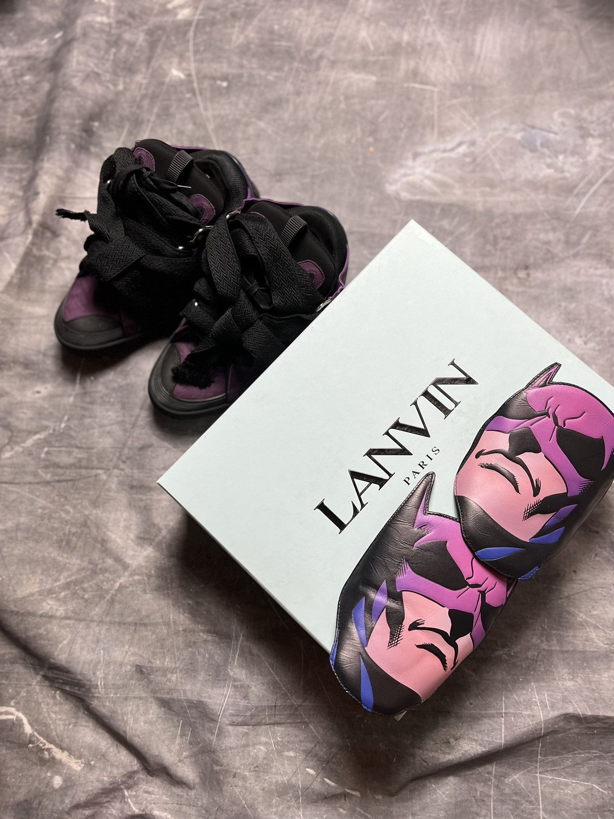 Lanvin Lanvin Curb Batman Sneakers Size US 10 / EU 43 - 1 Thumbnail