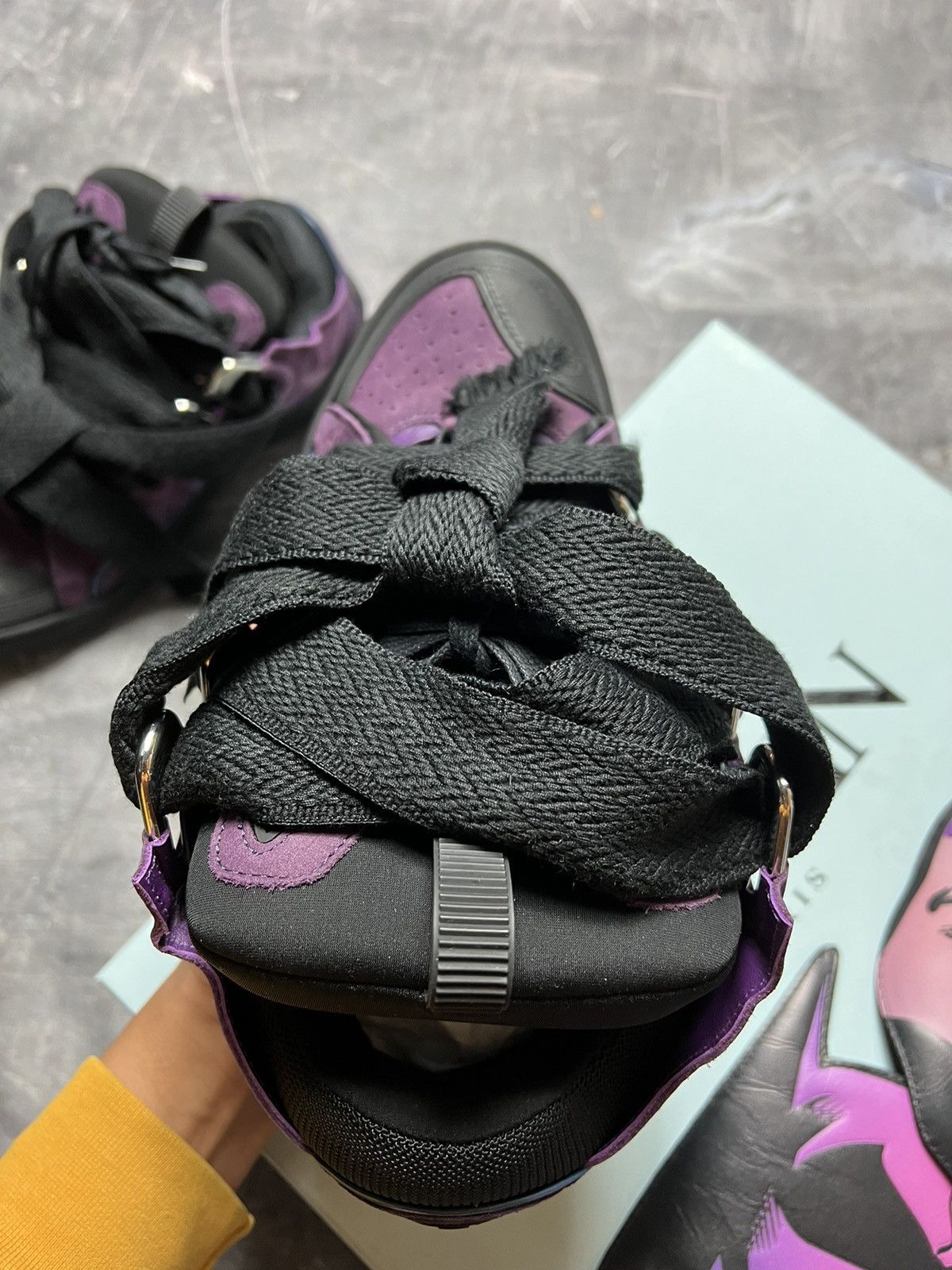 Lanvin Lanvin Curb Batman Sneakers Size US 10 / EU 43 - 5 Thumbnail