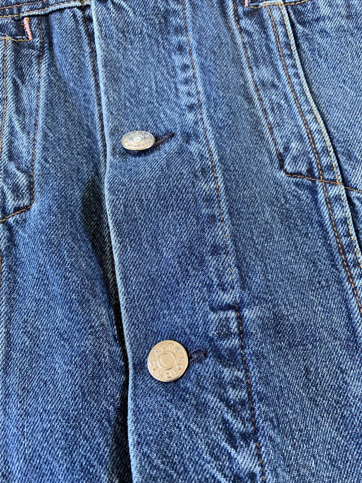 Acne Studios Pass Denim Jacket in Mid Blue Size US M / EU 48-50 / 2 - 9 Thumbnail