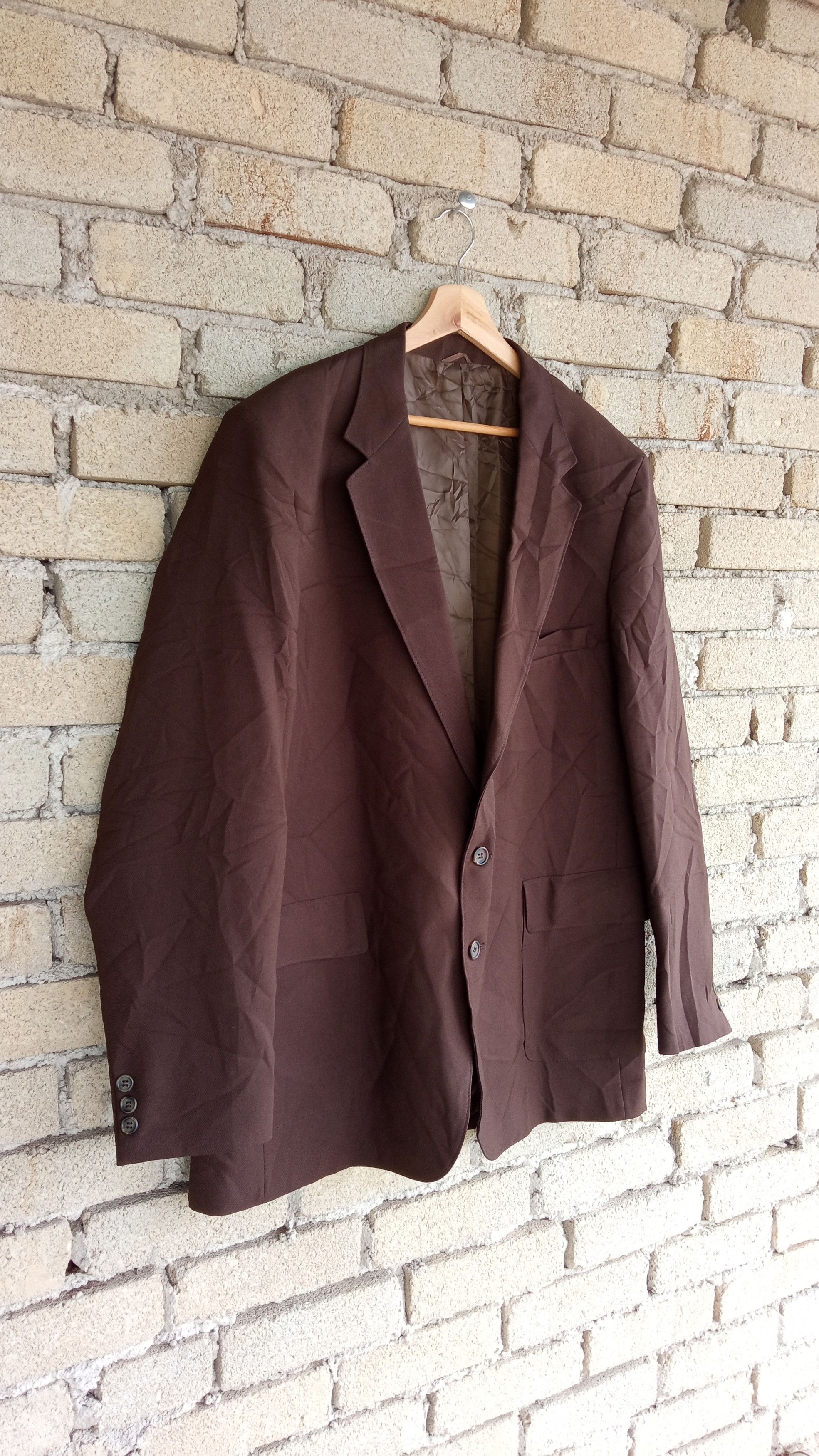 Levi's × Vintage 🔥🔥Vintage Levi's Sta-Prest Brown Action Blazer Coat Jacket Size US L / EU 52-54 / 3 - 2 Thumbnail