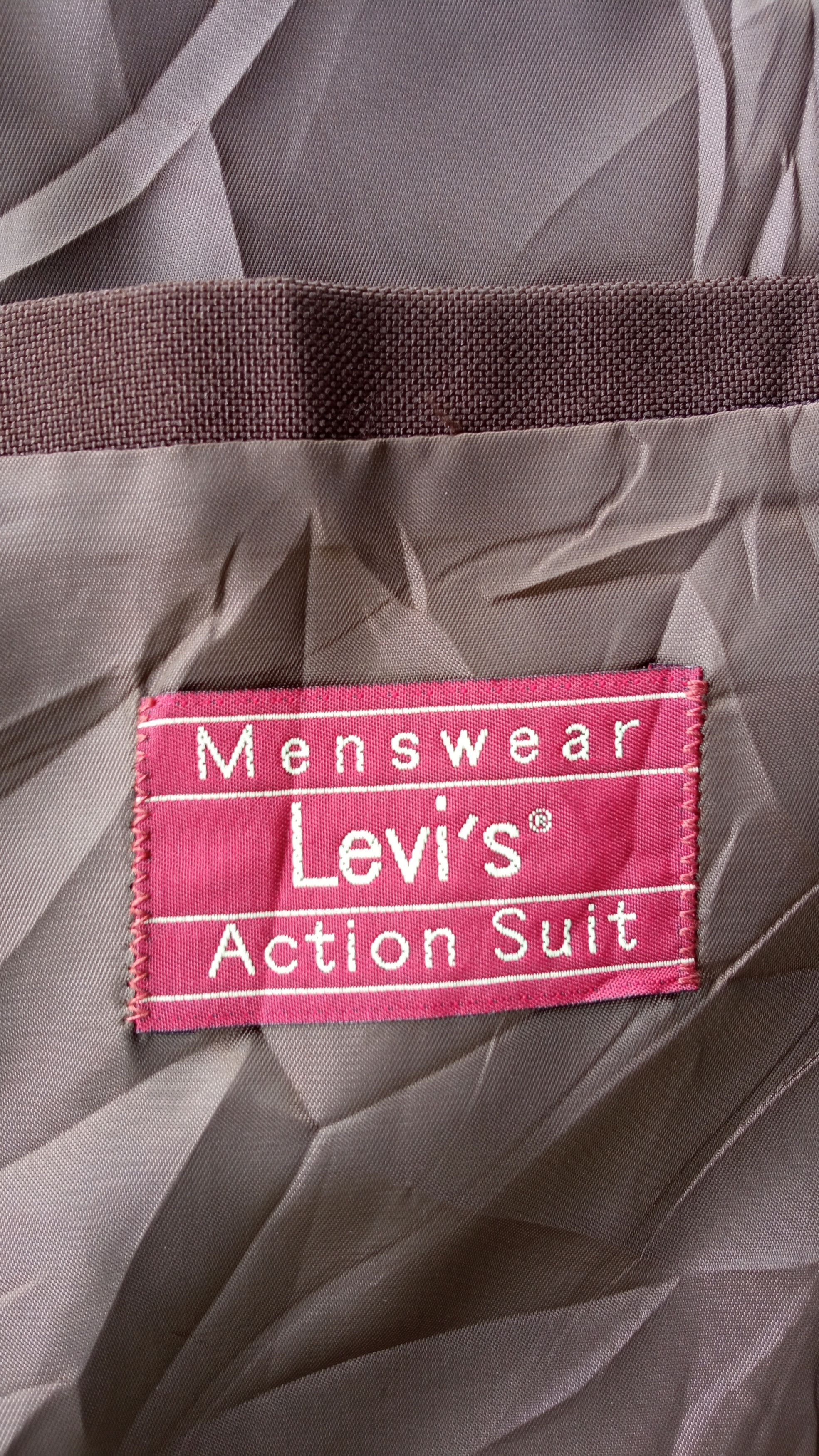 Levi's × Vintage 🔥🔥Vintage Levi's Sta-Prest Brown Action Blazer Coat Jacket Size US L / EU 52-54 / 3 - 11 Thumbnail