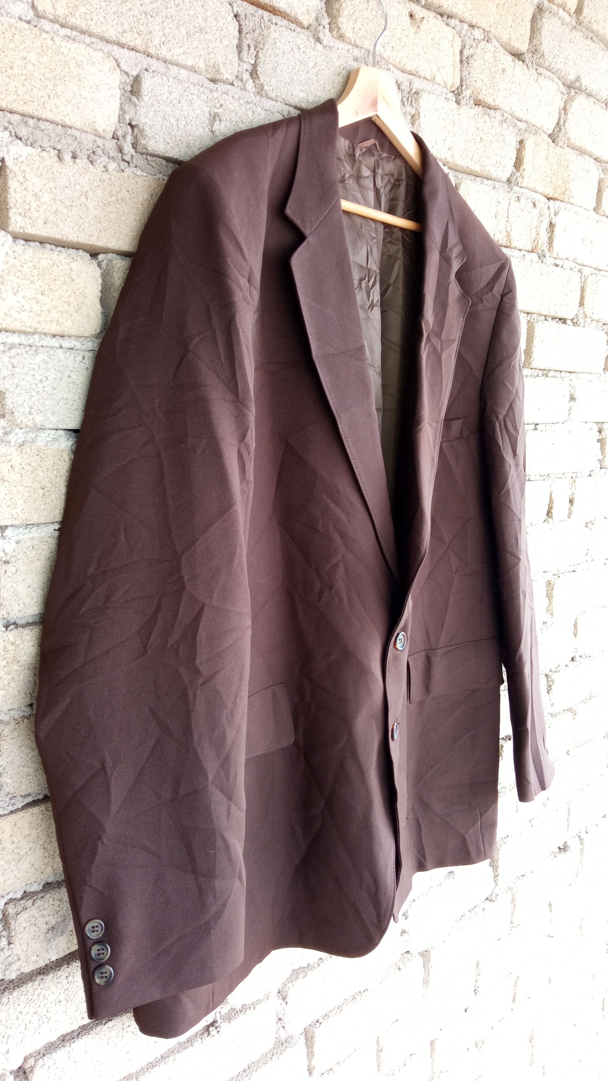 Levi's × Vintage 🔥🔥Vintage Levi's Sta-Prest Brown Action Blazer Coat Jacket Size US L / EU 52-54 / 3 - 5 Thumbnail