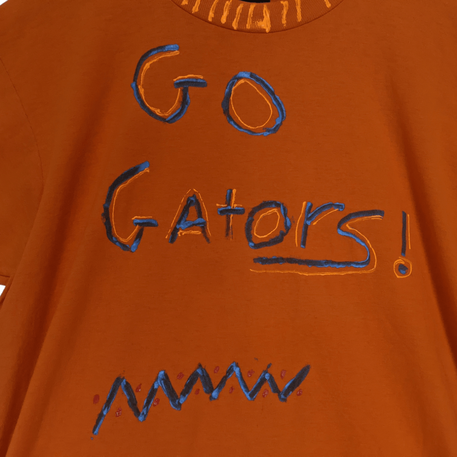 NFL 80's GO GATORS University of Florida Gators Football Tee Size US L / EU 52-54 / 3 - 5 Thumbnail