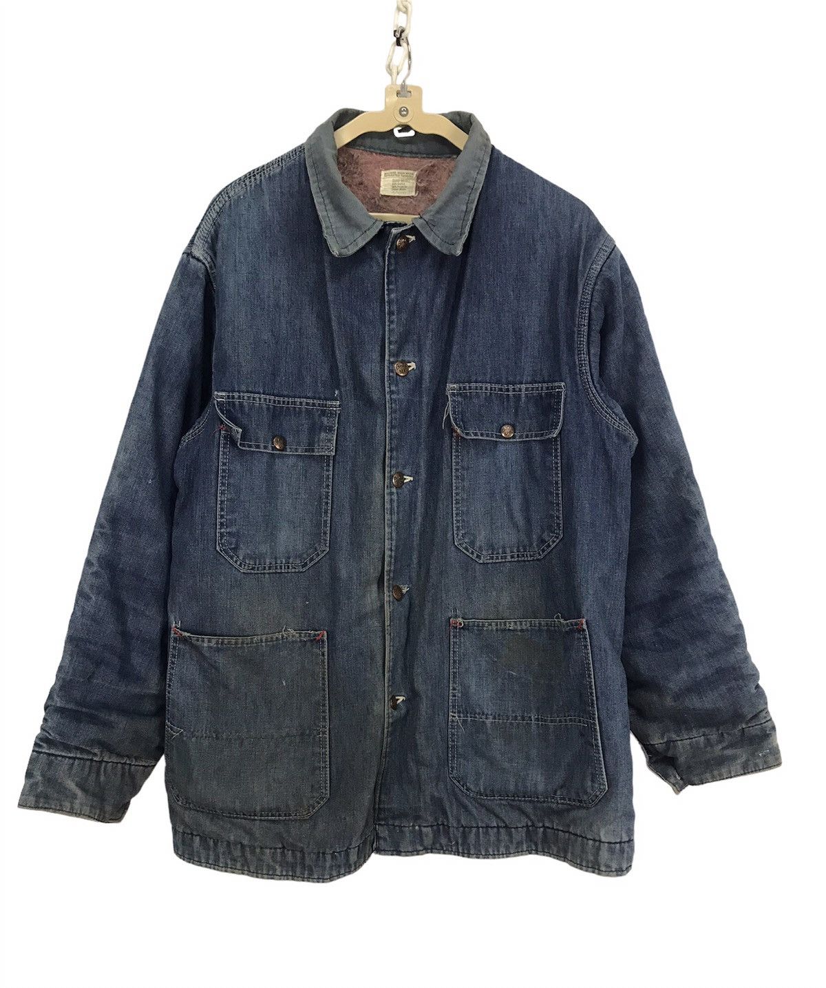 Big Mac Vintage Big Mac distressed workwear jacket Size US L / EU 52-54 / 3 - 1 Thumbnail