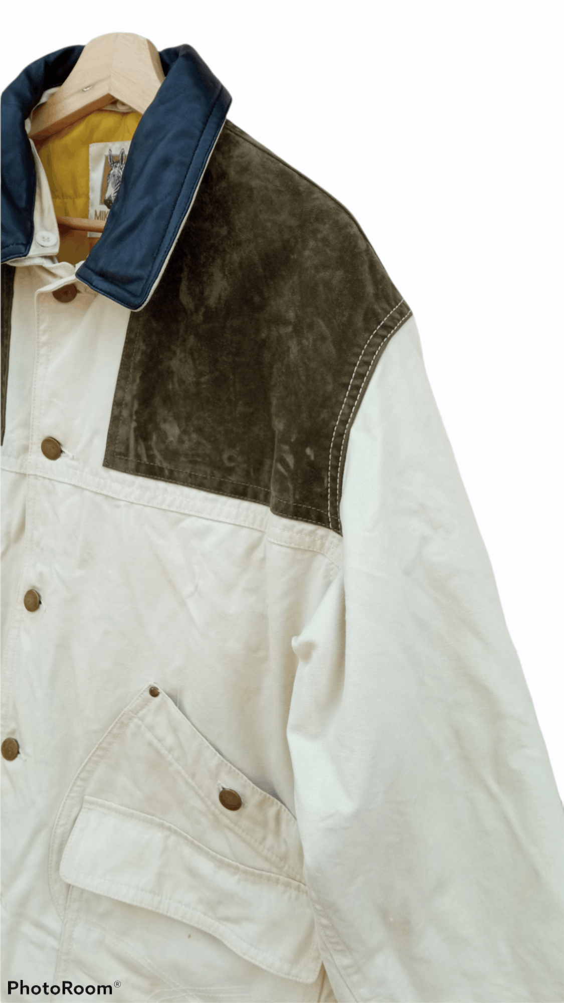 Japanese Brand × Vintage 🔥🔥Vintage MikeBirnies Workwear Chore Jacket Size US L / EU 52-54 / 3 - 8 Thumbnail