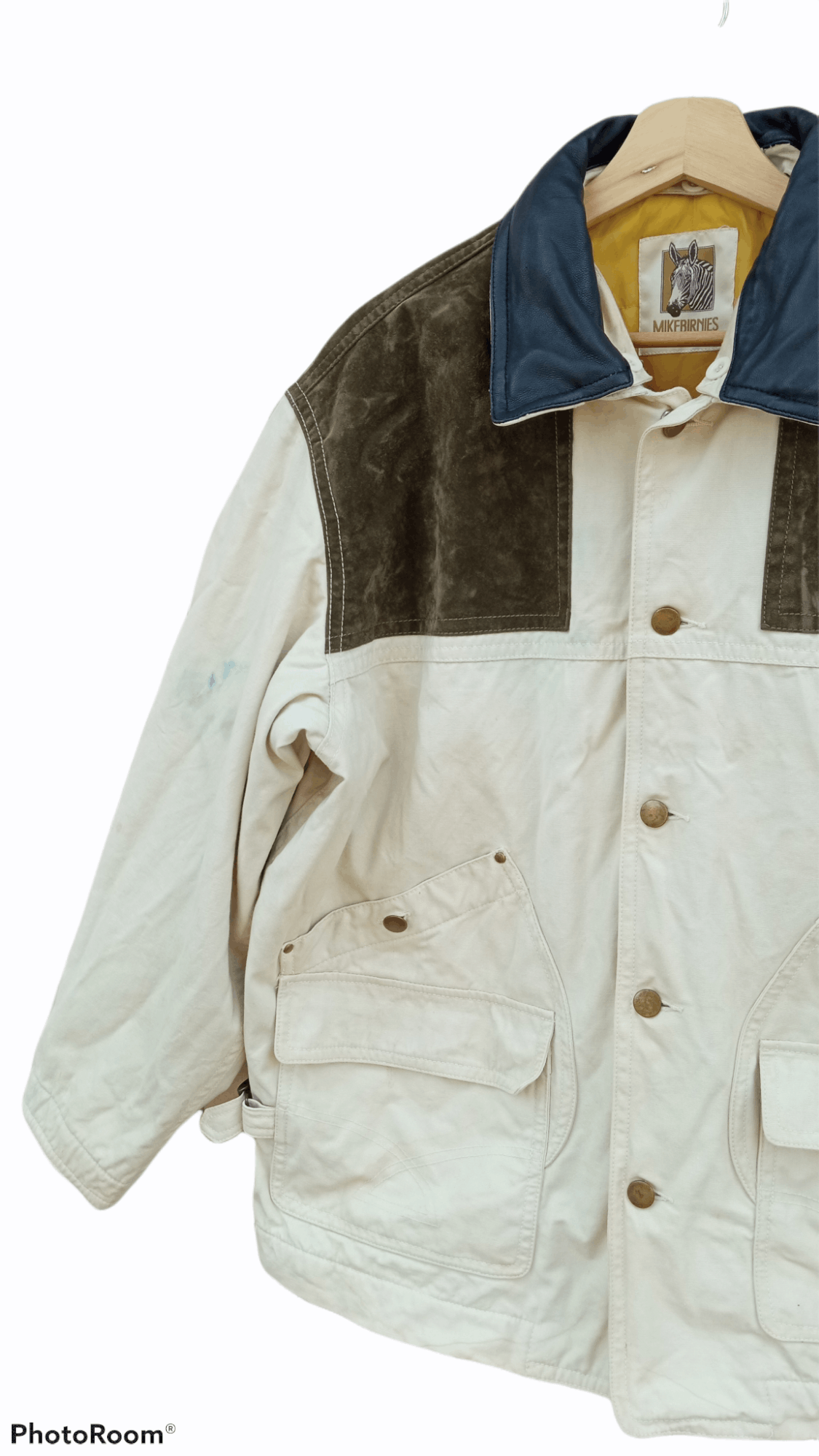 Japanese Brand × Vintage 🔥🔥Vintage MikeBirnies Workwear Chore Jacket Size US L / EU 52-54 / 3 - 6 Thumbnail