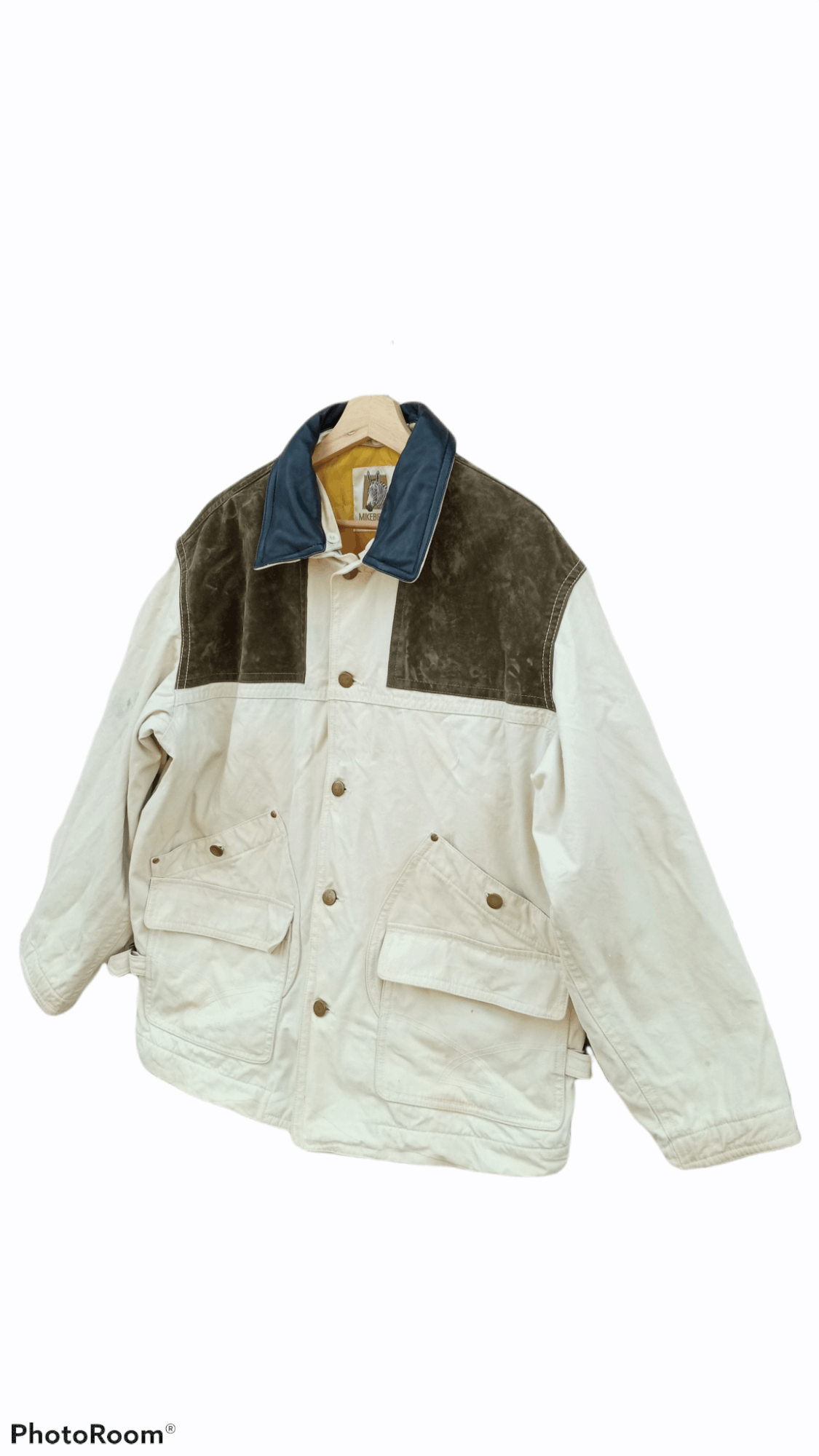 Japanese Brand × Vintage 🔥🔥Vintage MikeBirnies Workwear Chore Jacket Size US L / EU 52-54 / 3 - 2 Thumbnail
