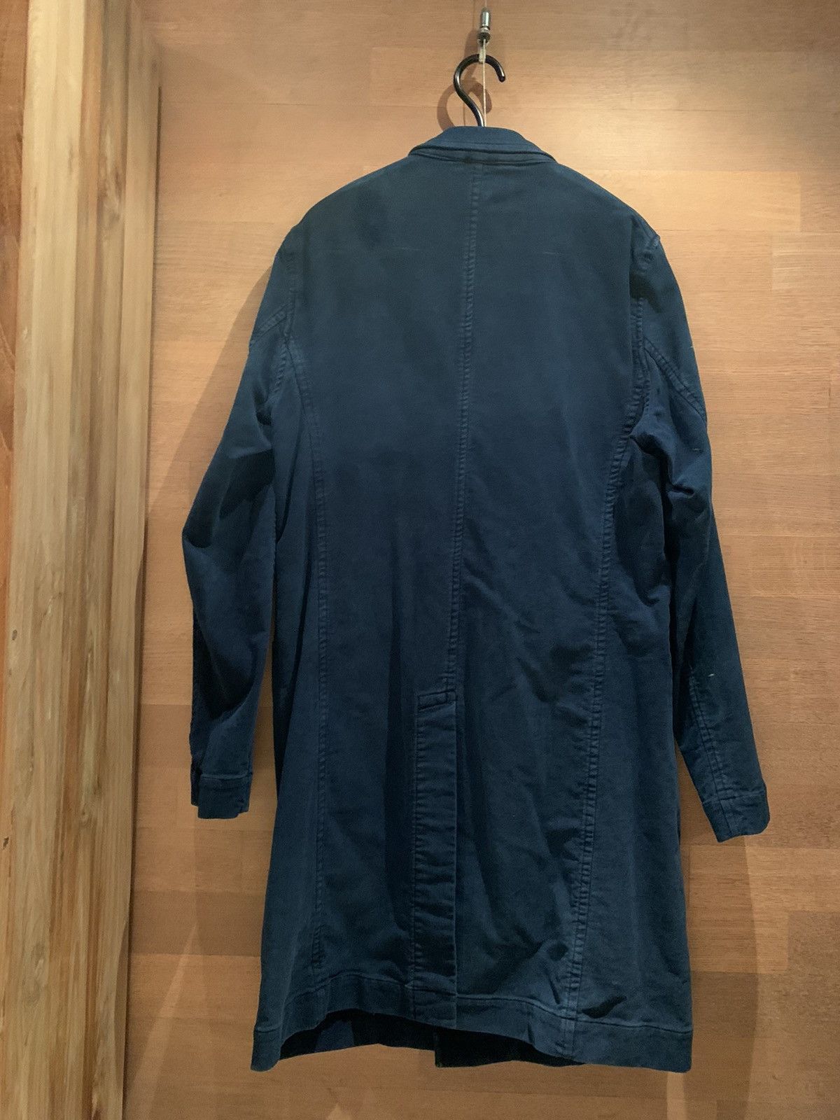 Blue Blue Japan Indigo dyed long double breasted jacket Size US M / EU 48-50 / 2 - 2 Thumbnail