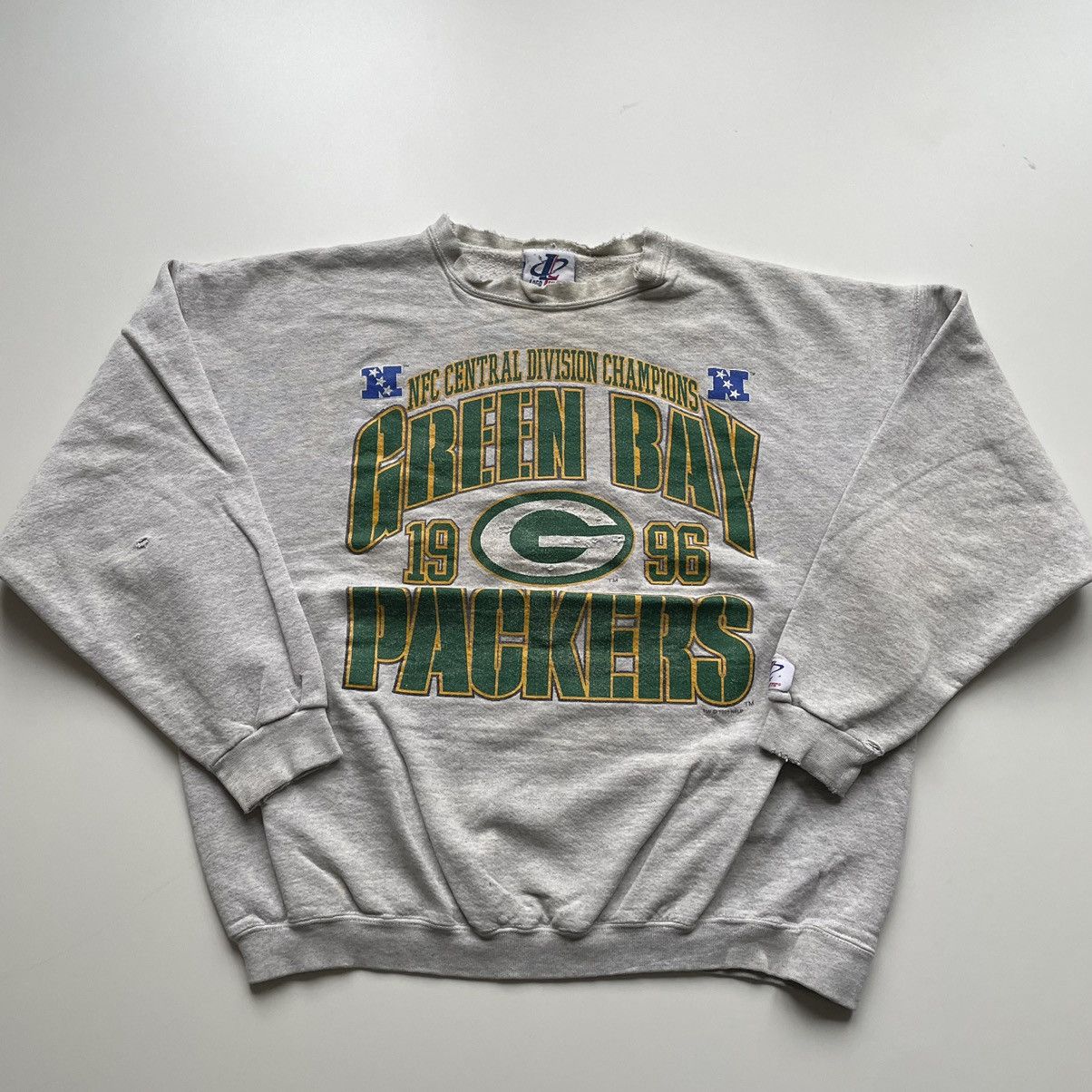 NFL × Vintage Vintage 90s Green Bay Packers NFL Football Graphic Crewneck Size US L / EU 52-54 / 3 - 1 Thumbnail