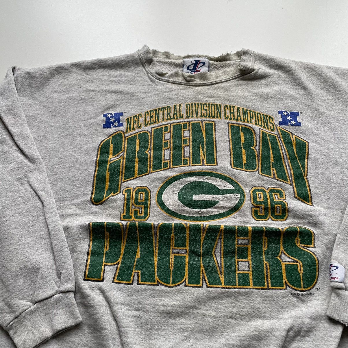 NFL × Vintage Vintage 90s Green Bay Packers NFL Football Graphic Crewneck Size US L / EU 52-54 / 3 - 2 Thumbnail