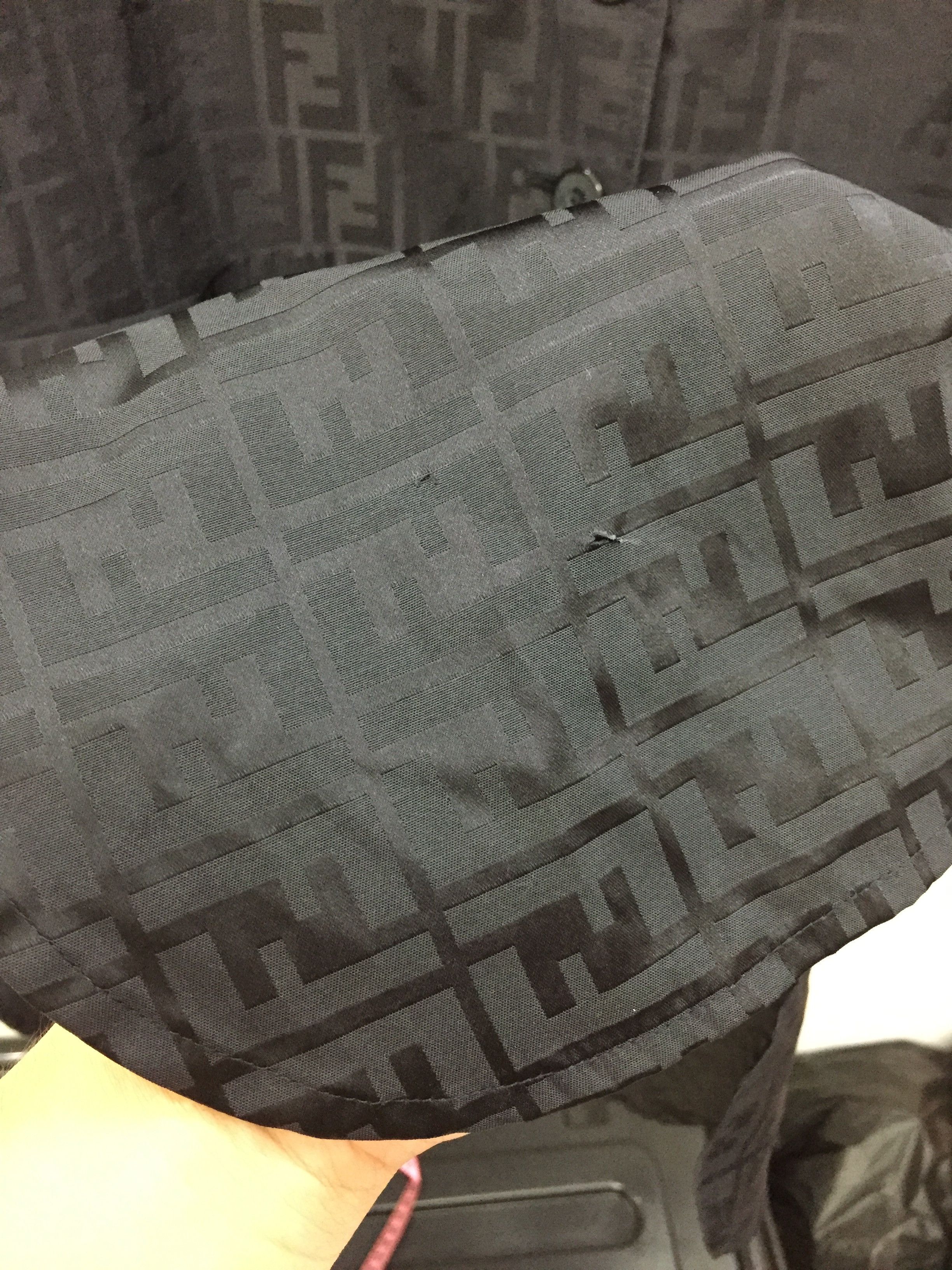 Fendi Vintage FENDI Zucca Monogram black long jacket Size M / US 6-8 / IT 42-44 - 12 Thumbnail