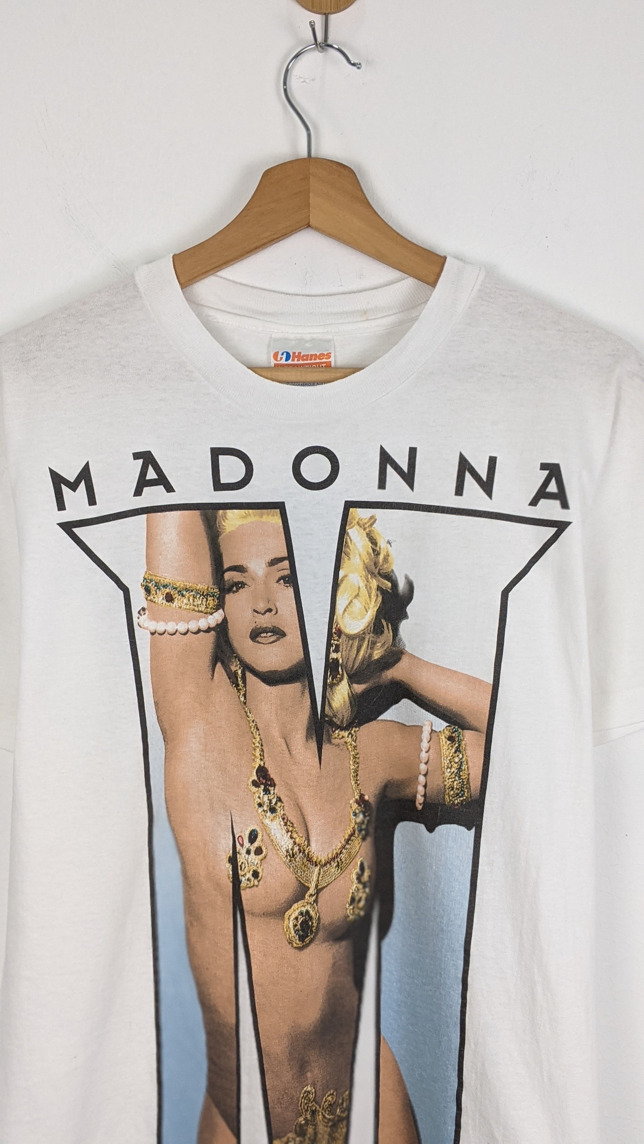 Vintage Vintage Madonna 90s Iconic Solo Singer Shirt Size US M / EU 48-50 / 2 - 2 Thumbnail